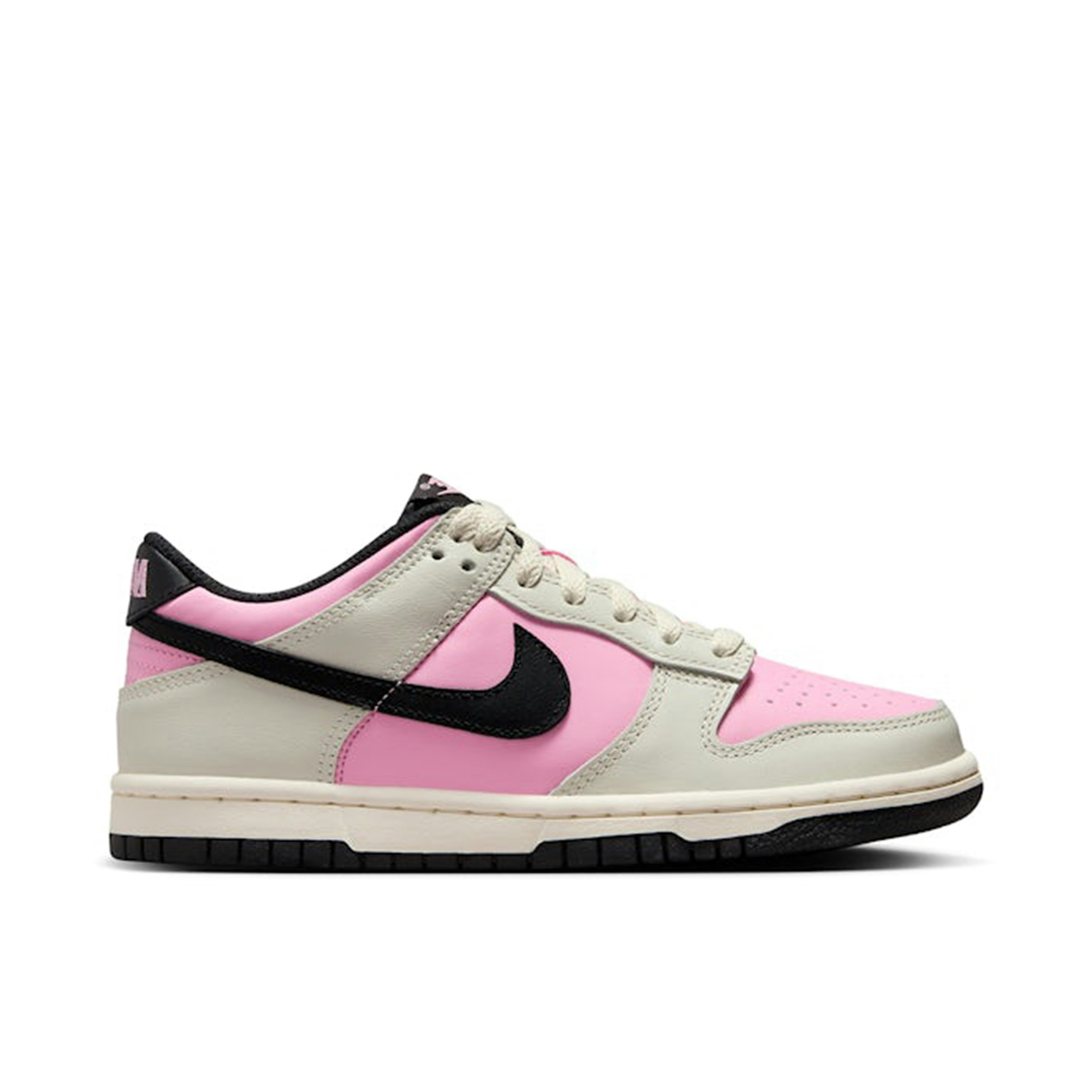 Nike Dunk Low Pink Rise Light Orewood Brown Pale Ivory Black GS