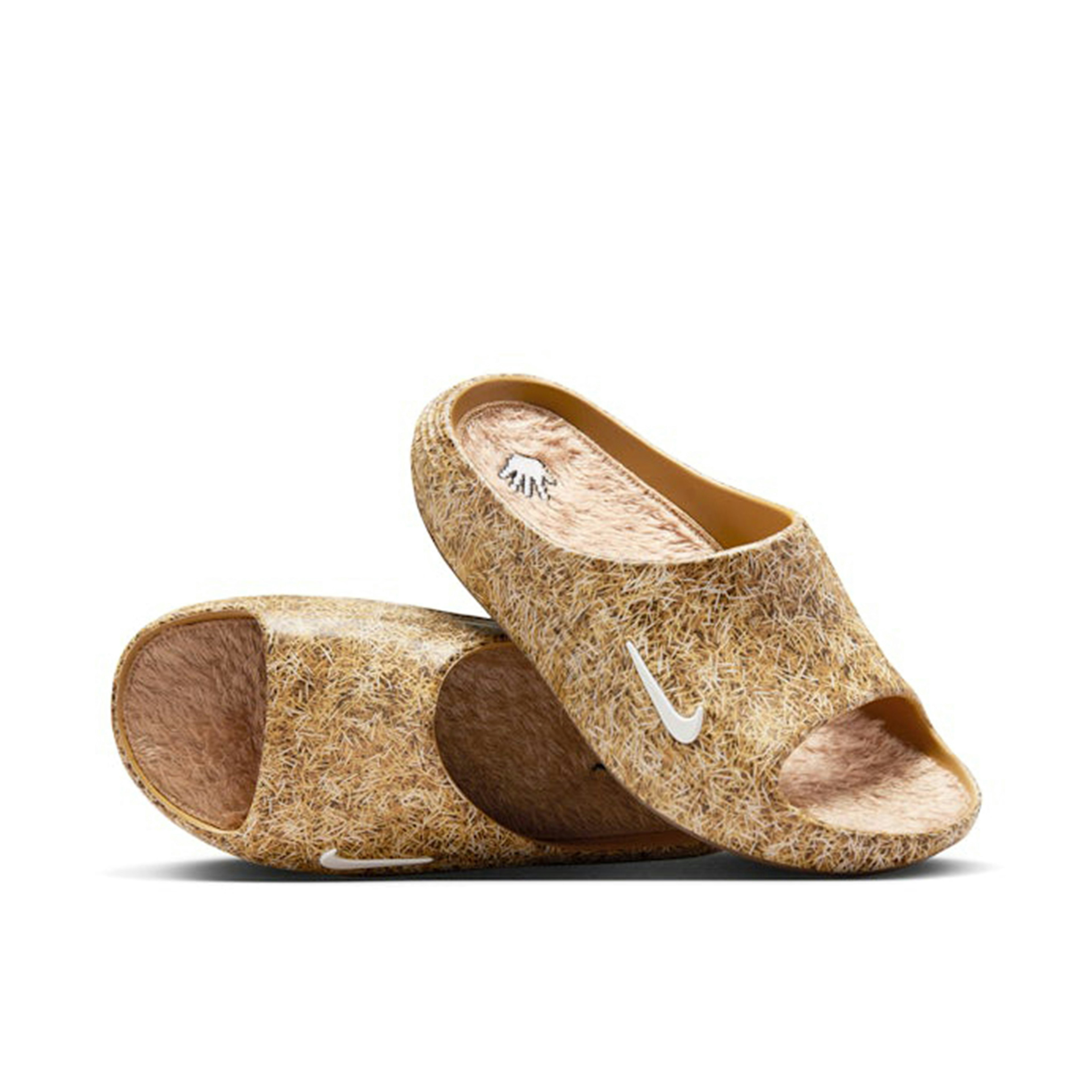 Nike ReactX Rejuven8 Slide .SWOOSH Touch Grass Wheat