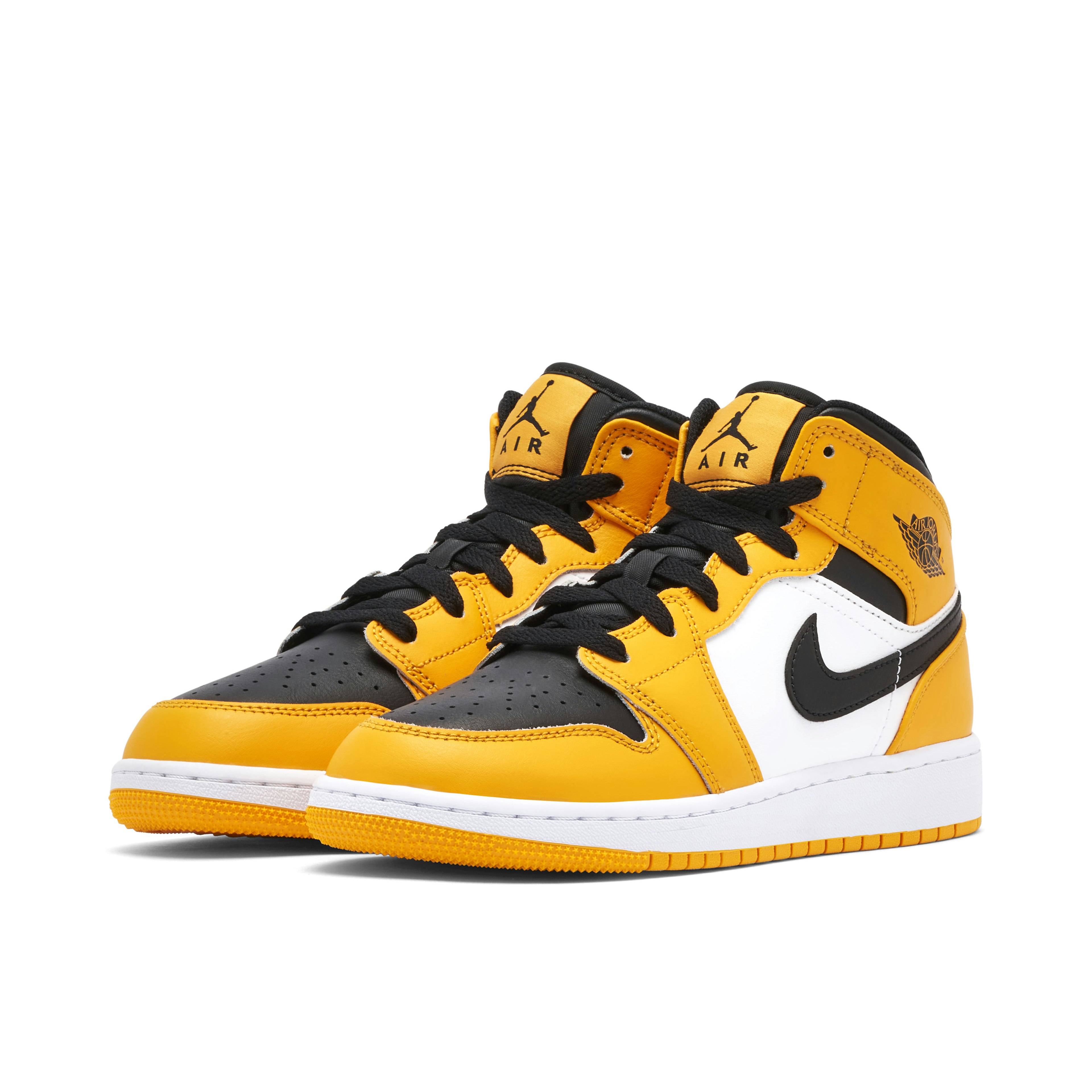 Air Jordan 1 Mid Reverse Yellow Toe GS