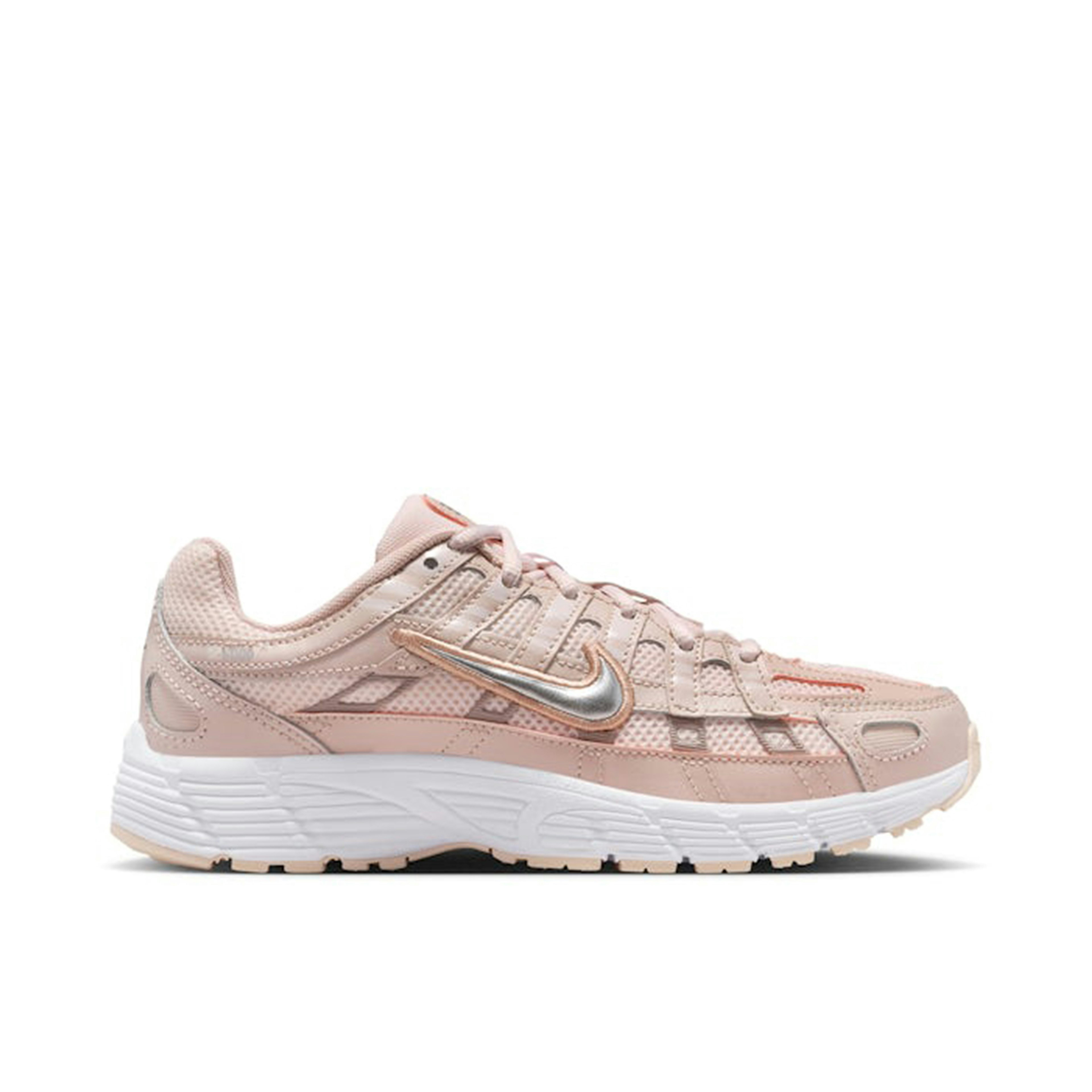 Nike P-6000 Light Soft Pink Metallic Silver GS