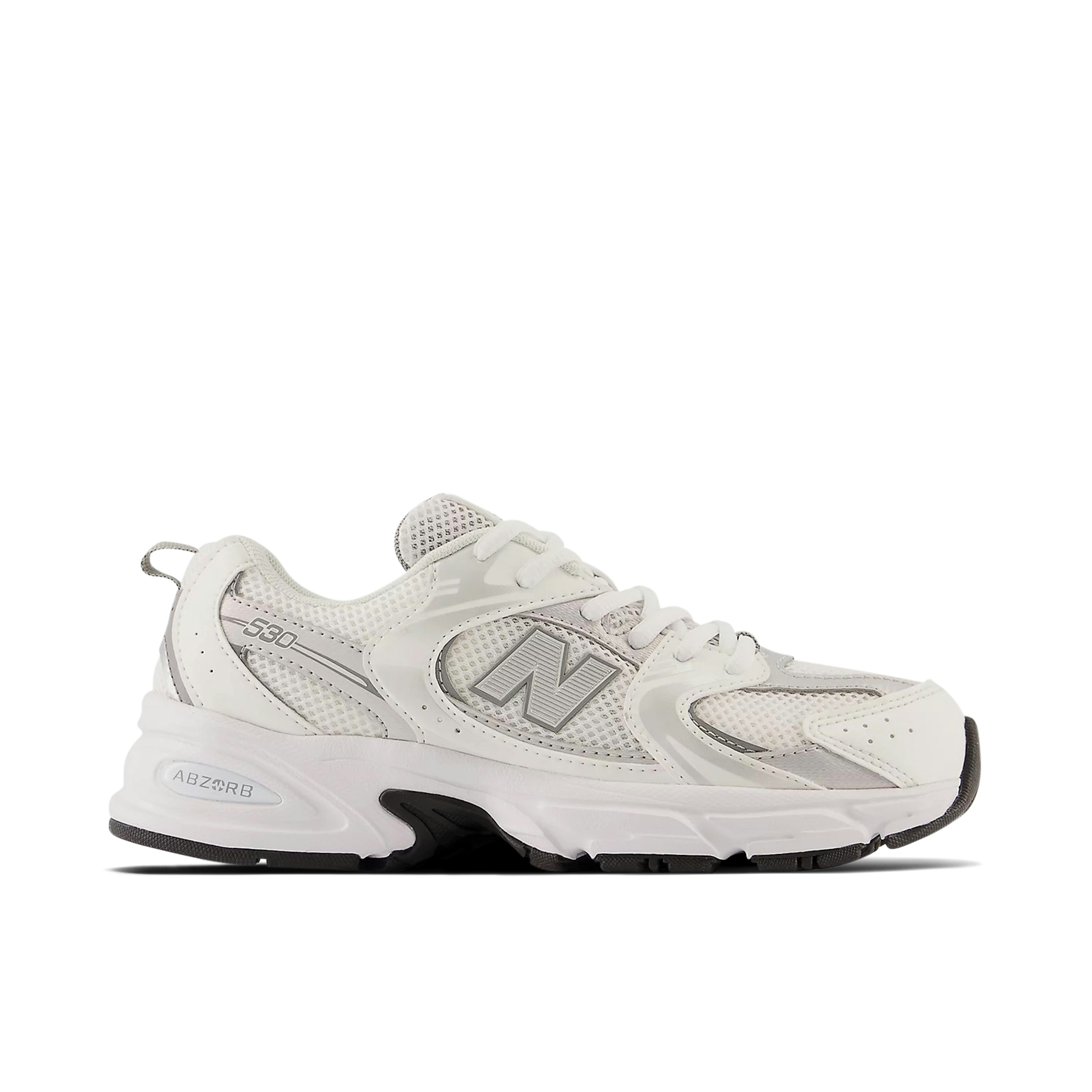 New Balance 530 White Silver GS