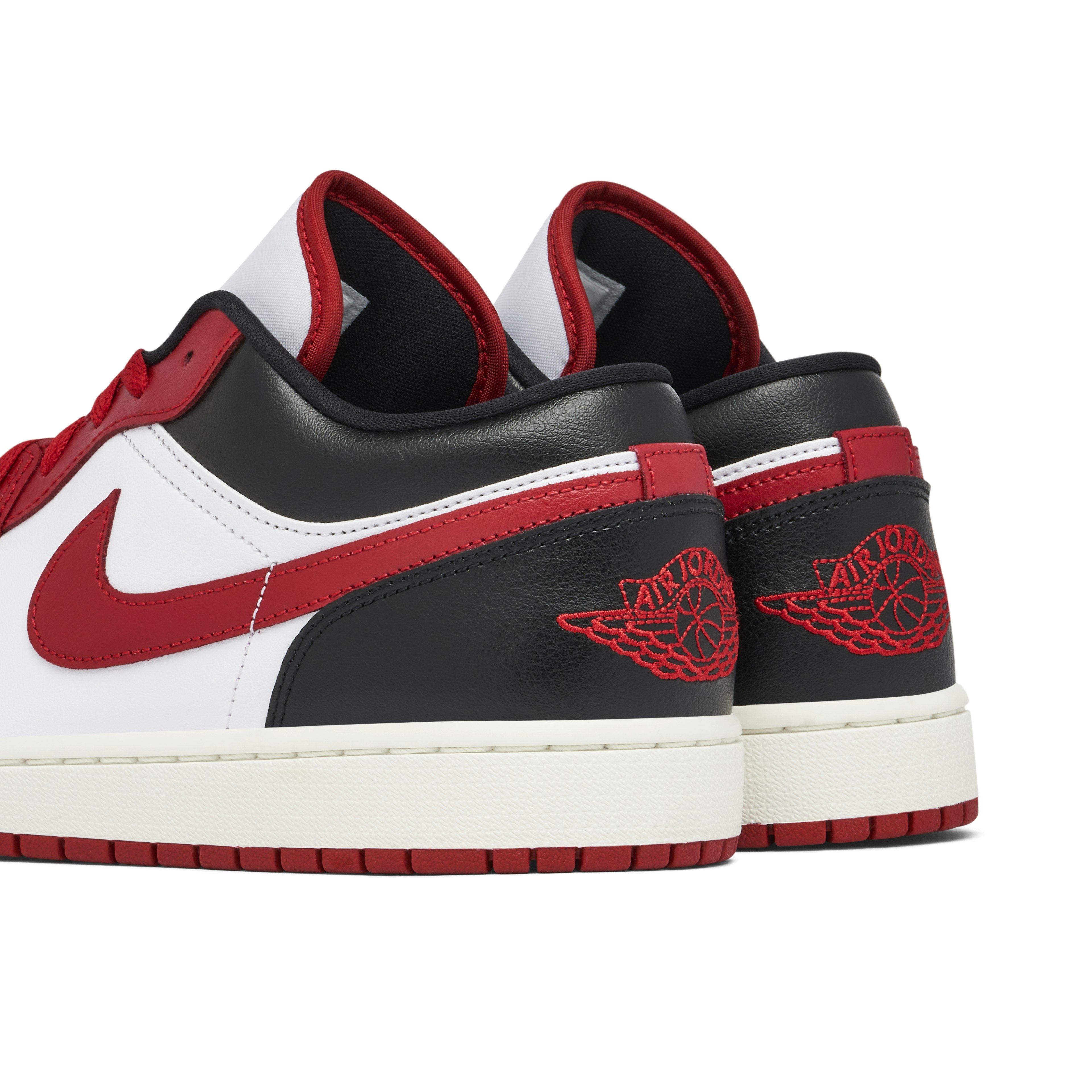 Air Jordan 1 Low White Gym Red Womens