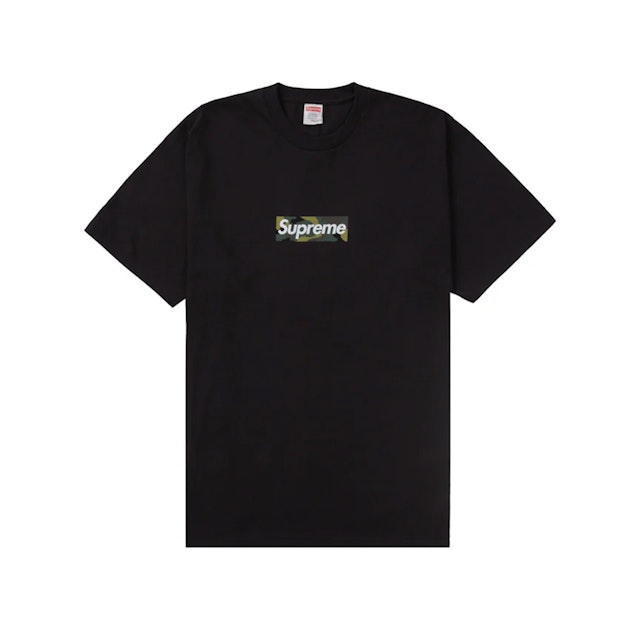 Supreme Camo Box Supreme T Shirt Black Box Logo FW23 Navy Supreme