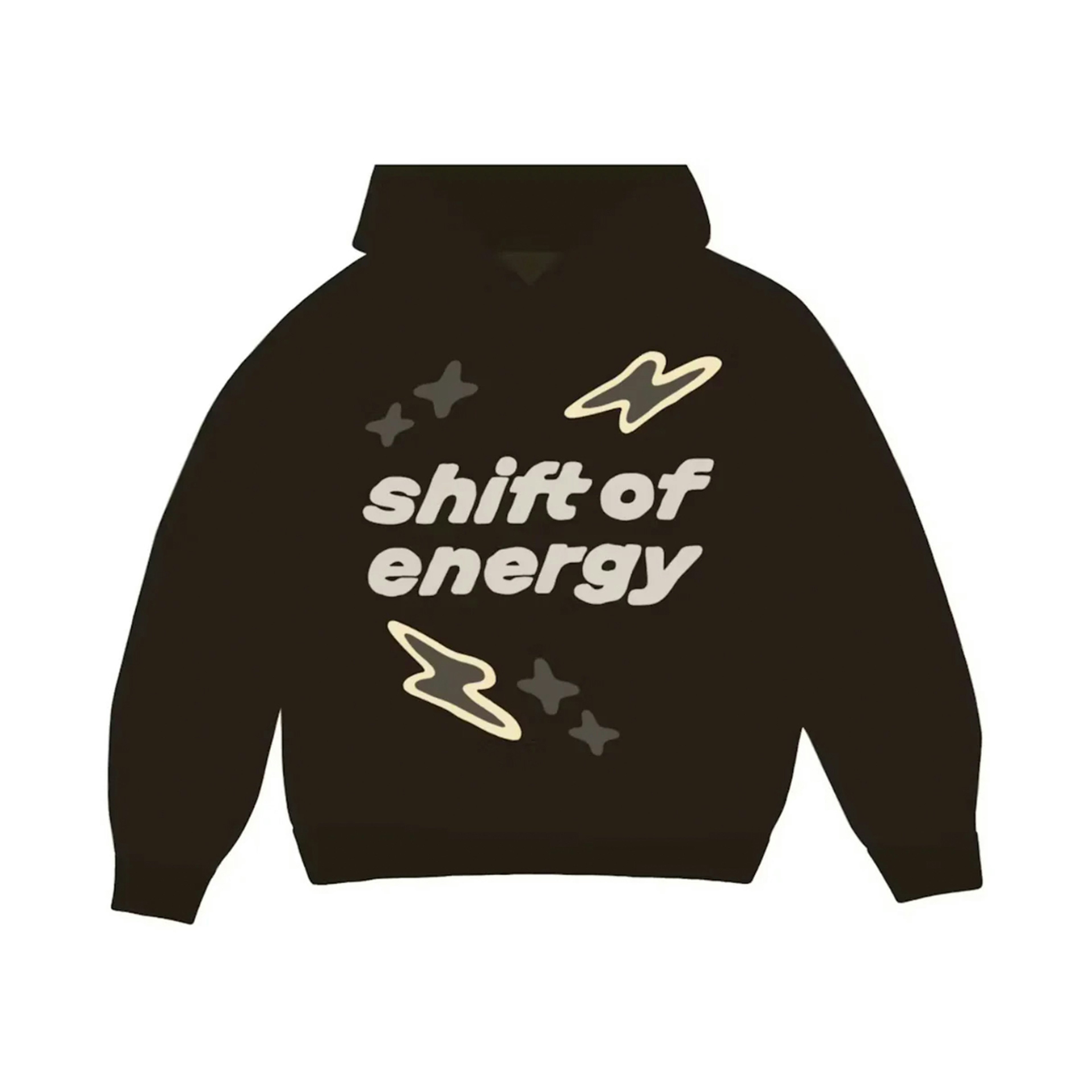 Broken Planet Shift of Energy Hoodie Dark Brown