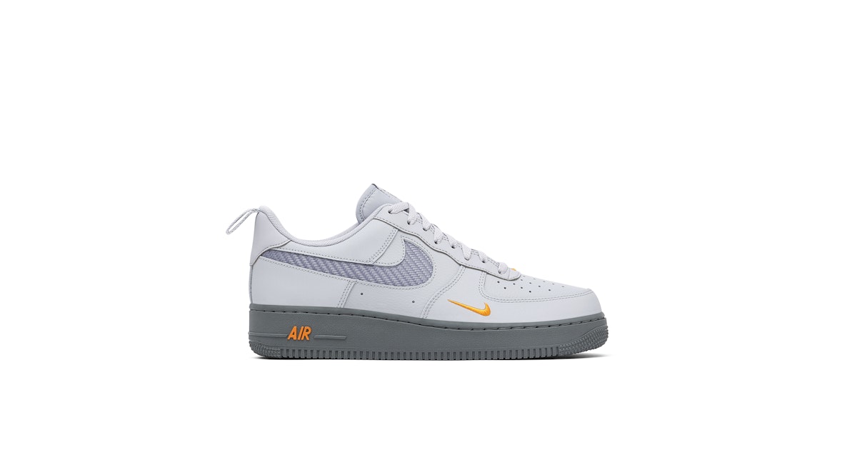 Nike Air Force Low Wolf Grey Kumquat DR0155-001 Laced