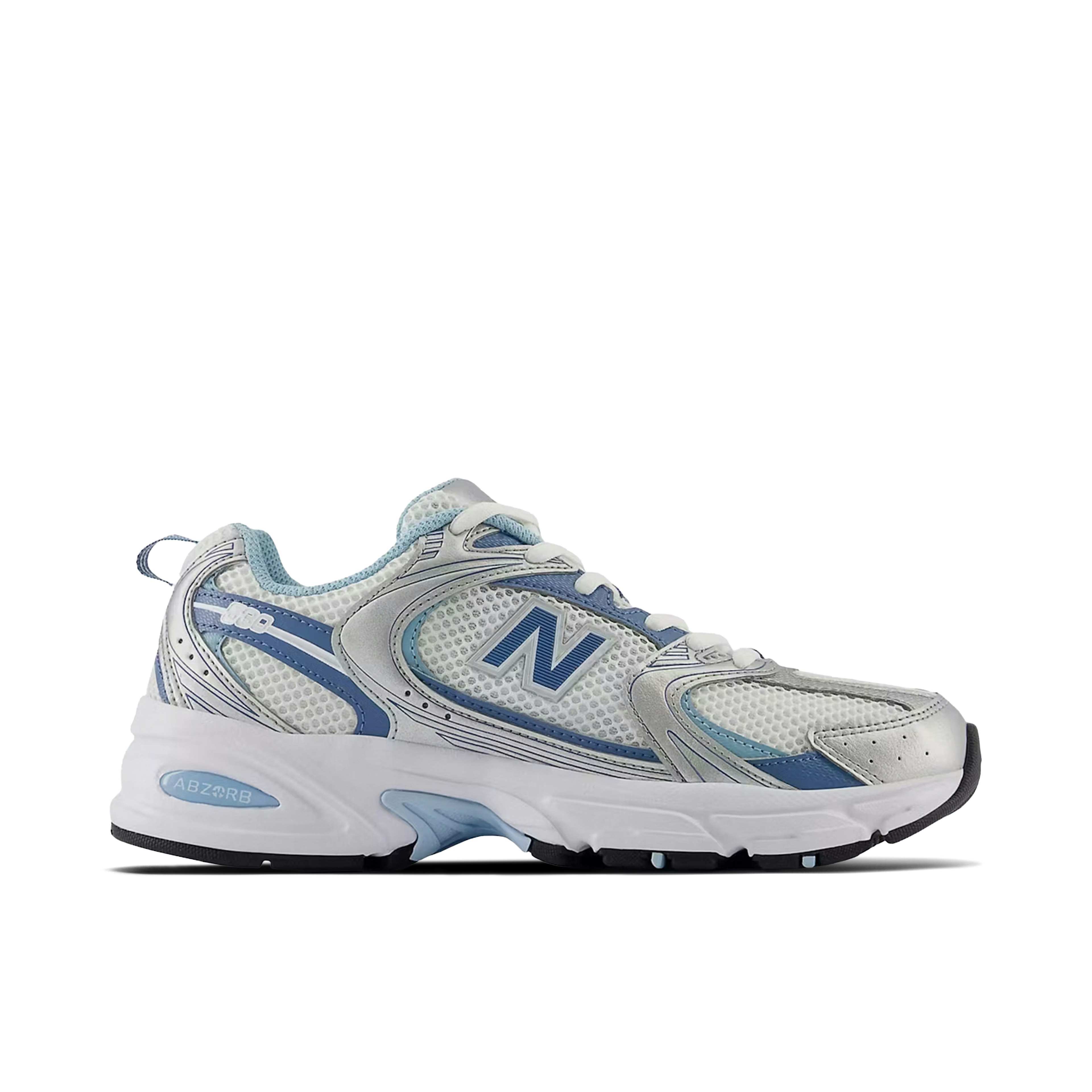New Balance 530 Silver Metallic Heron Blue