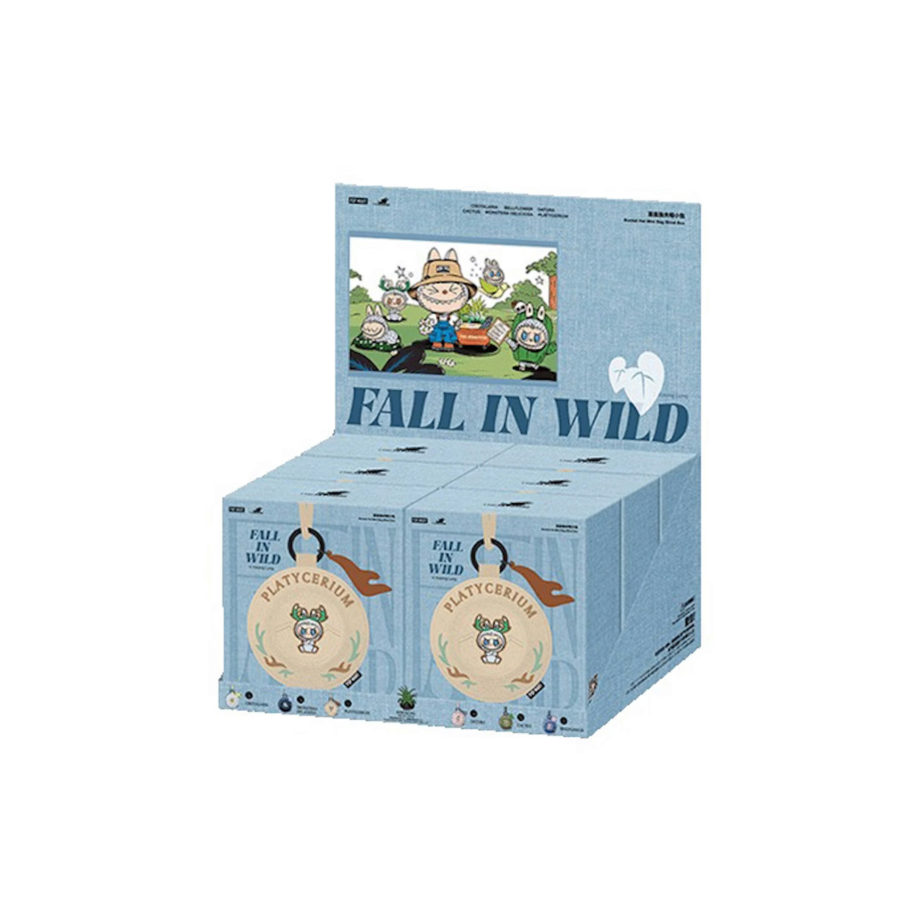 Pop Mart Labubu The Monsters Fall in Wild Series Bucket Hat Mini Bag Sealed Whole Set (6 Blind Boxes) Sealed Case (6 Blind Box)
