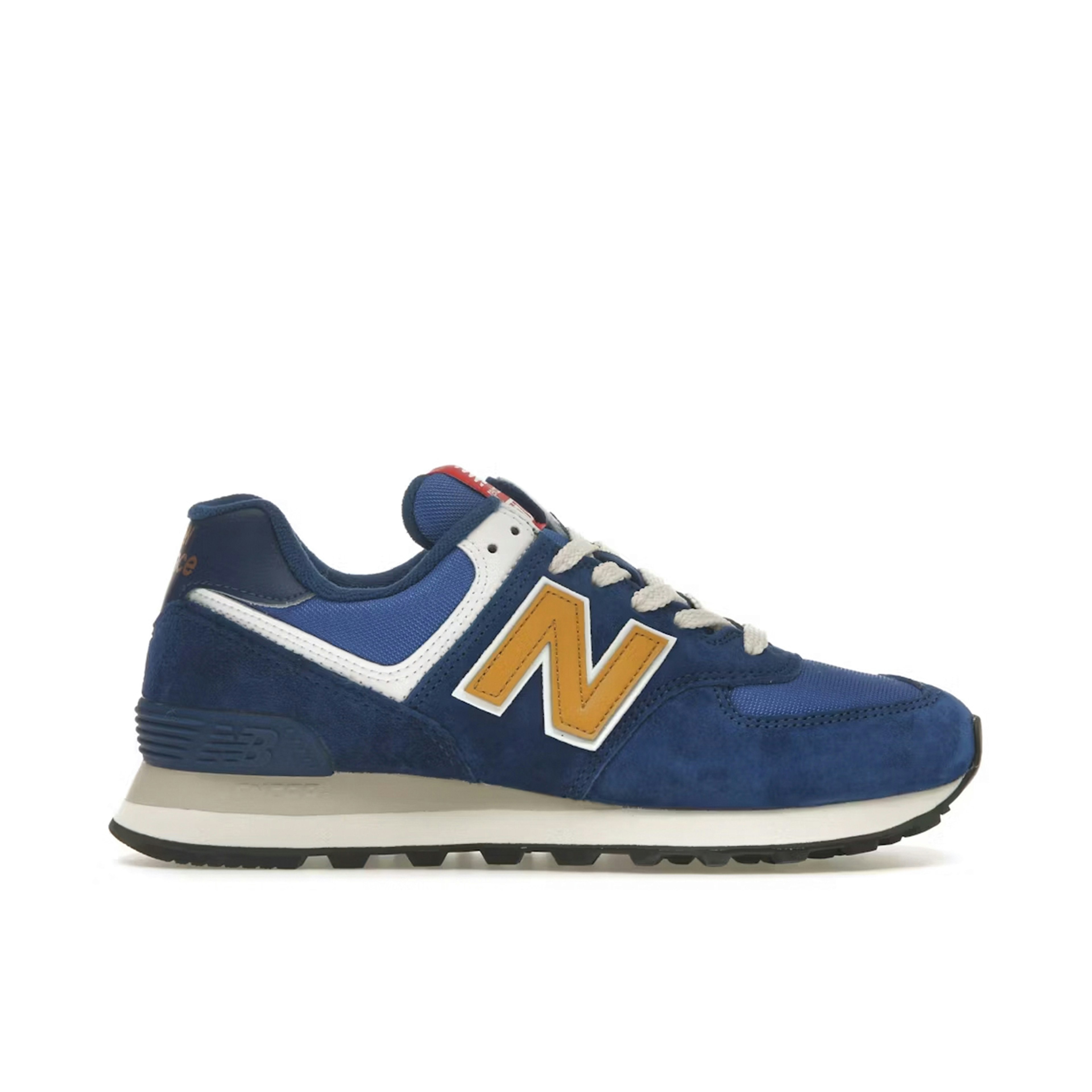 New Balance 574 Royal Blue Gold