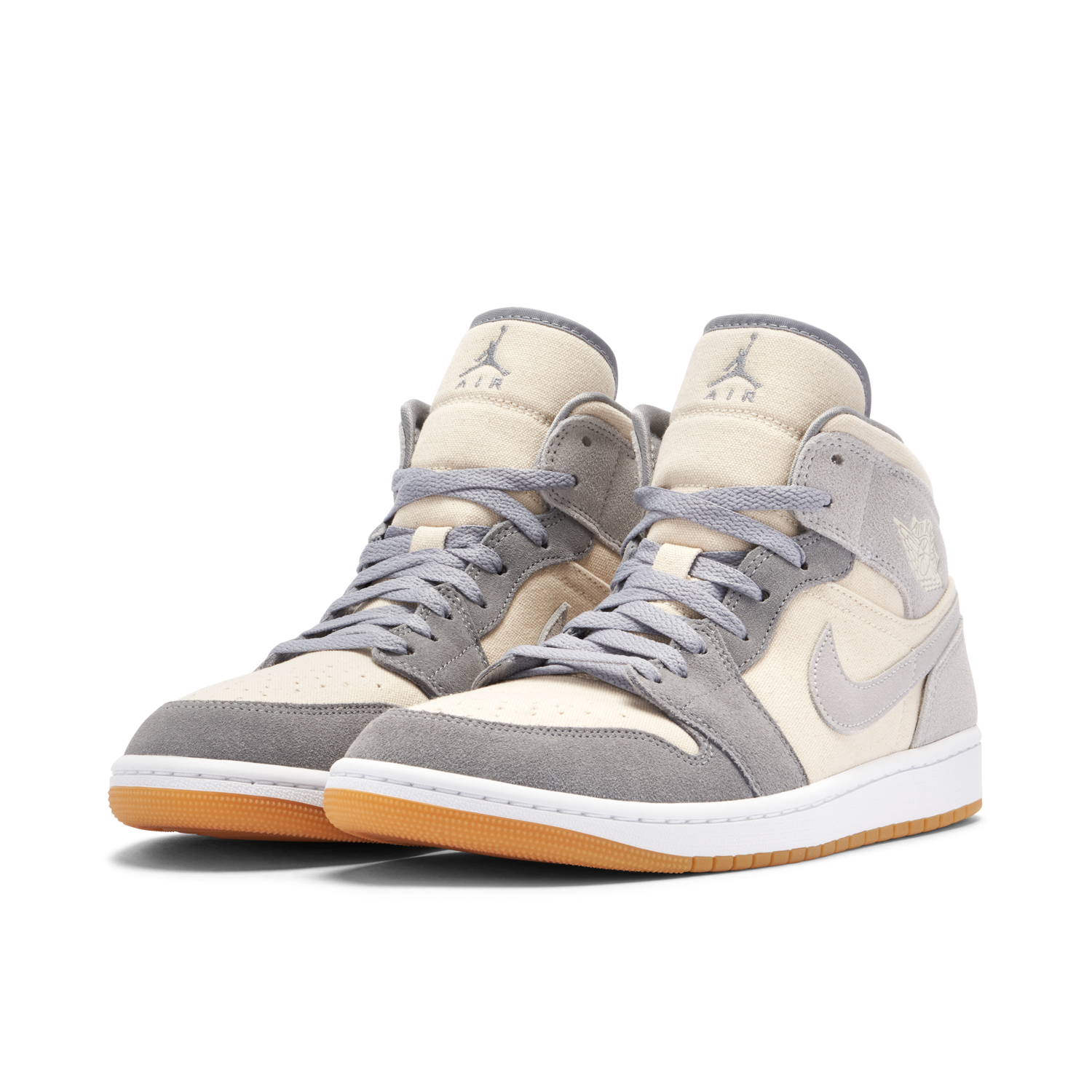 Air Jordan 1 Mid Cream Grey