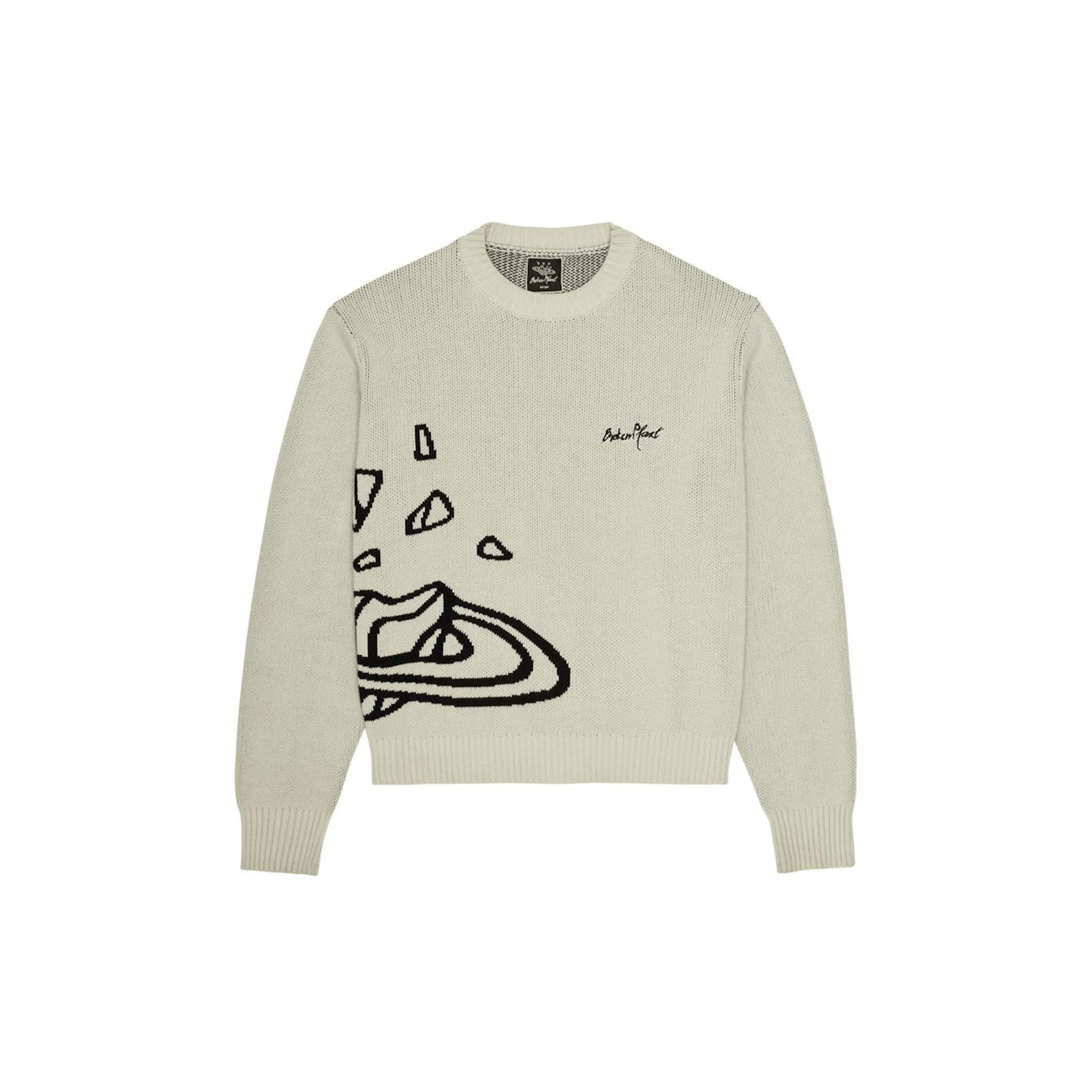 Broken Planet Performance Bone White Crewneck