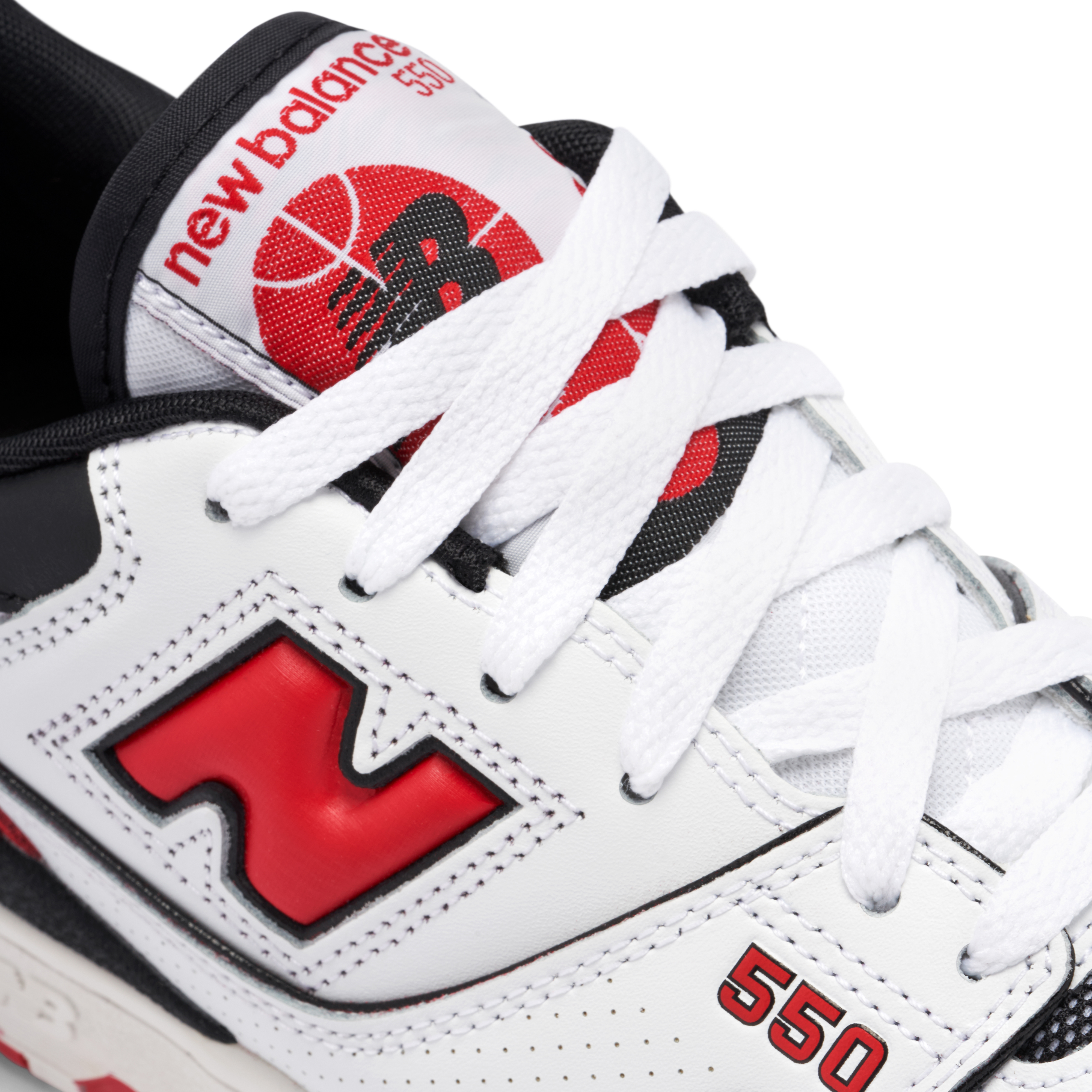 New Balance 550 White Team Red | BB550HR1 | Laced