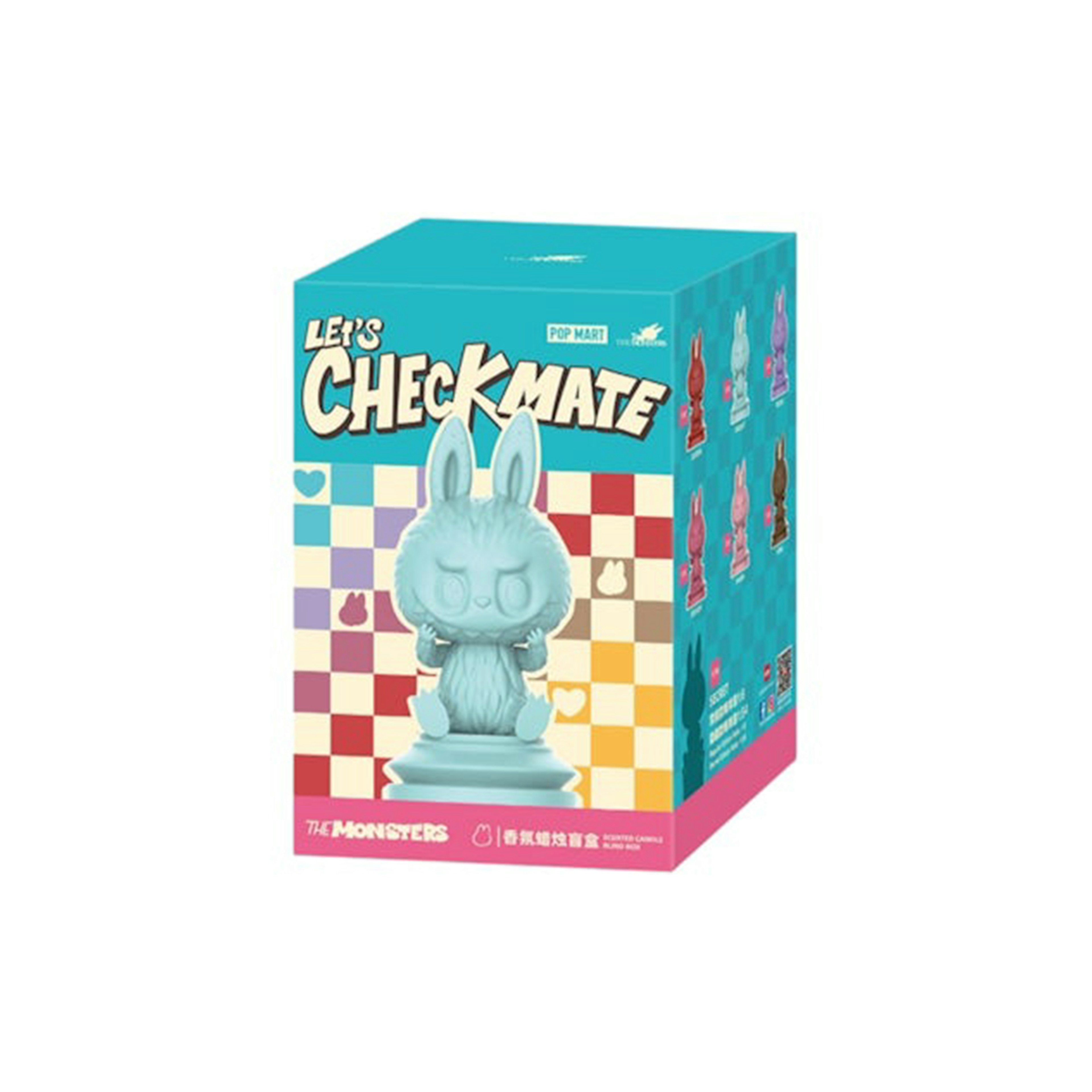 Pop Mart Labubu The Monsters Let's Checkmate Series Scented Candle Single Blind Box