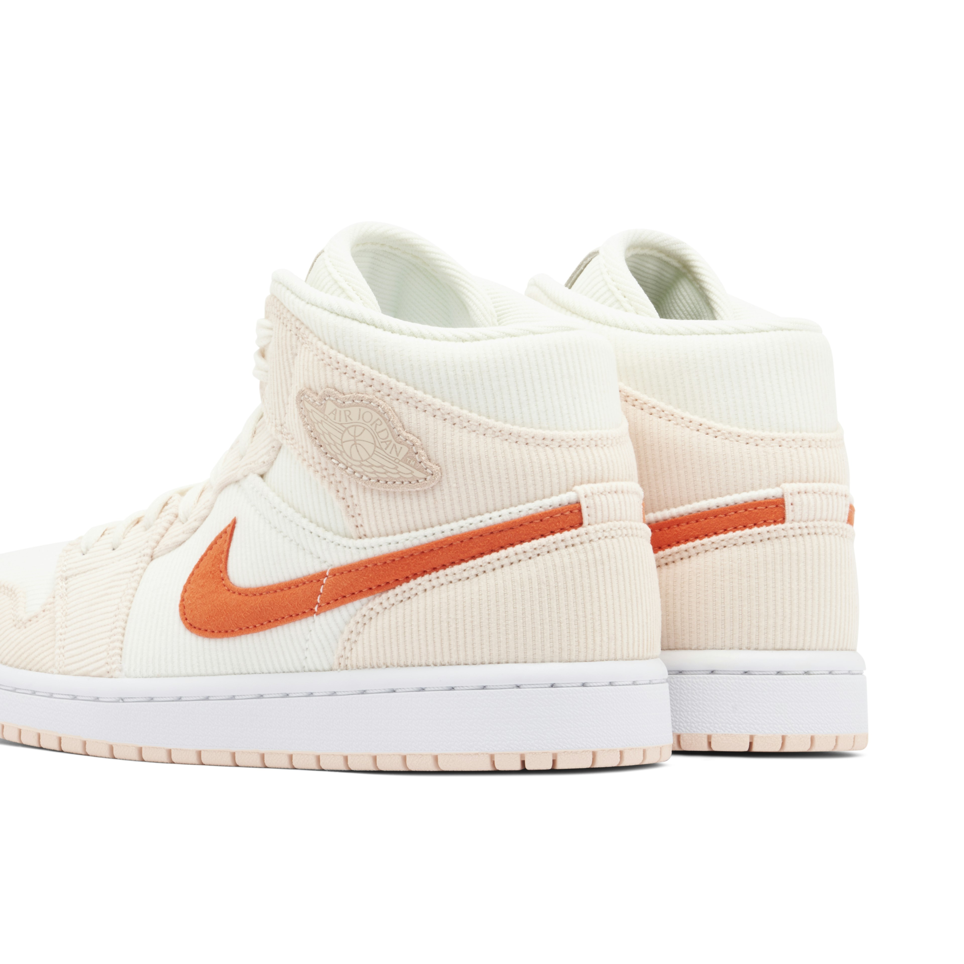 Air Jordan 1 Mid Corduroy Sail Womens