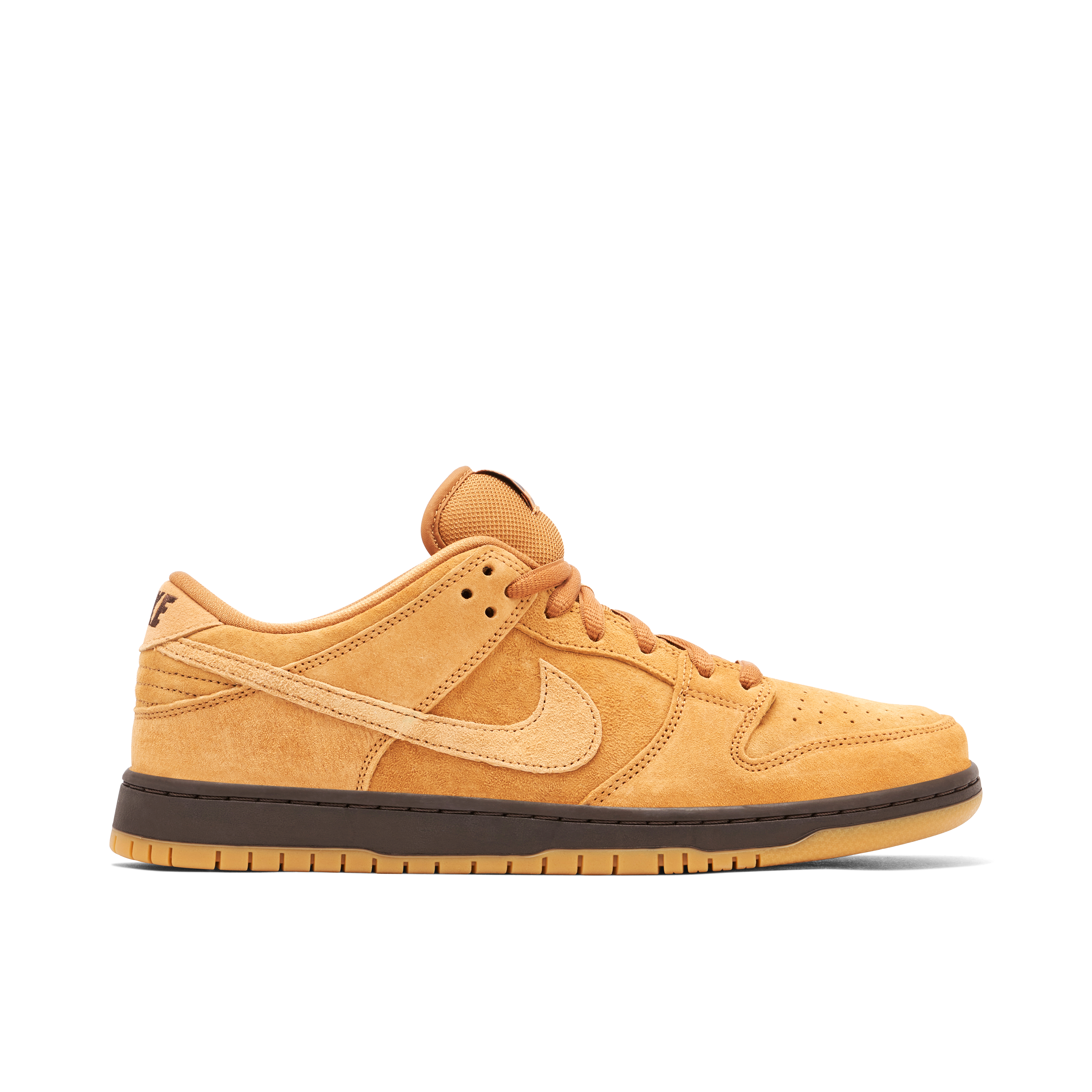 Nike Dunk Low Pro SB Wheat Mocha BQ6817 204 Laced