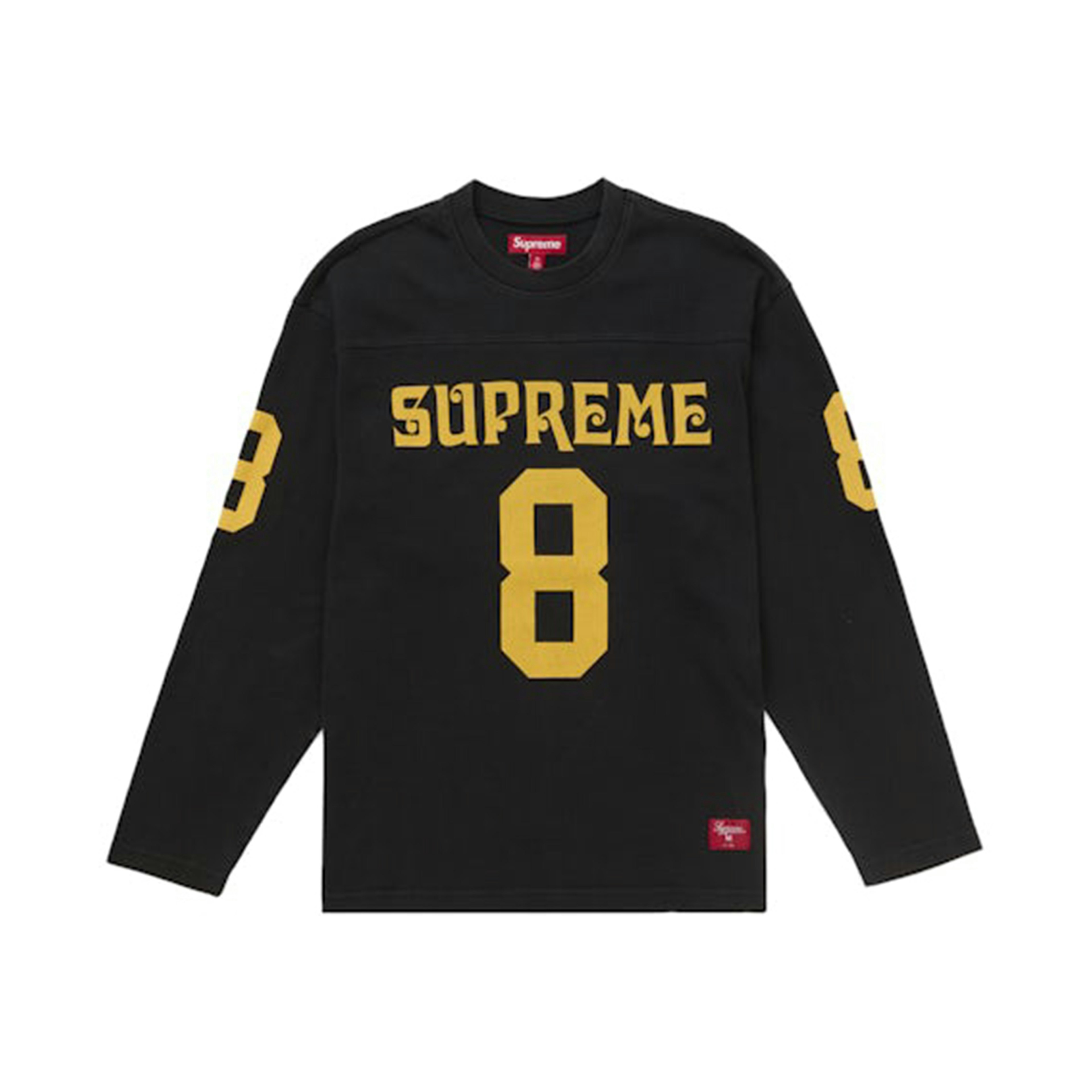 Supreme Affiliated L/S Football Top Black