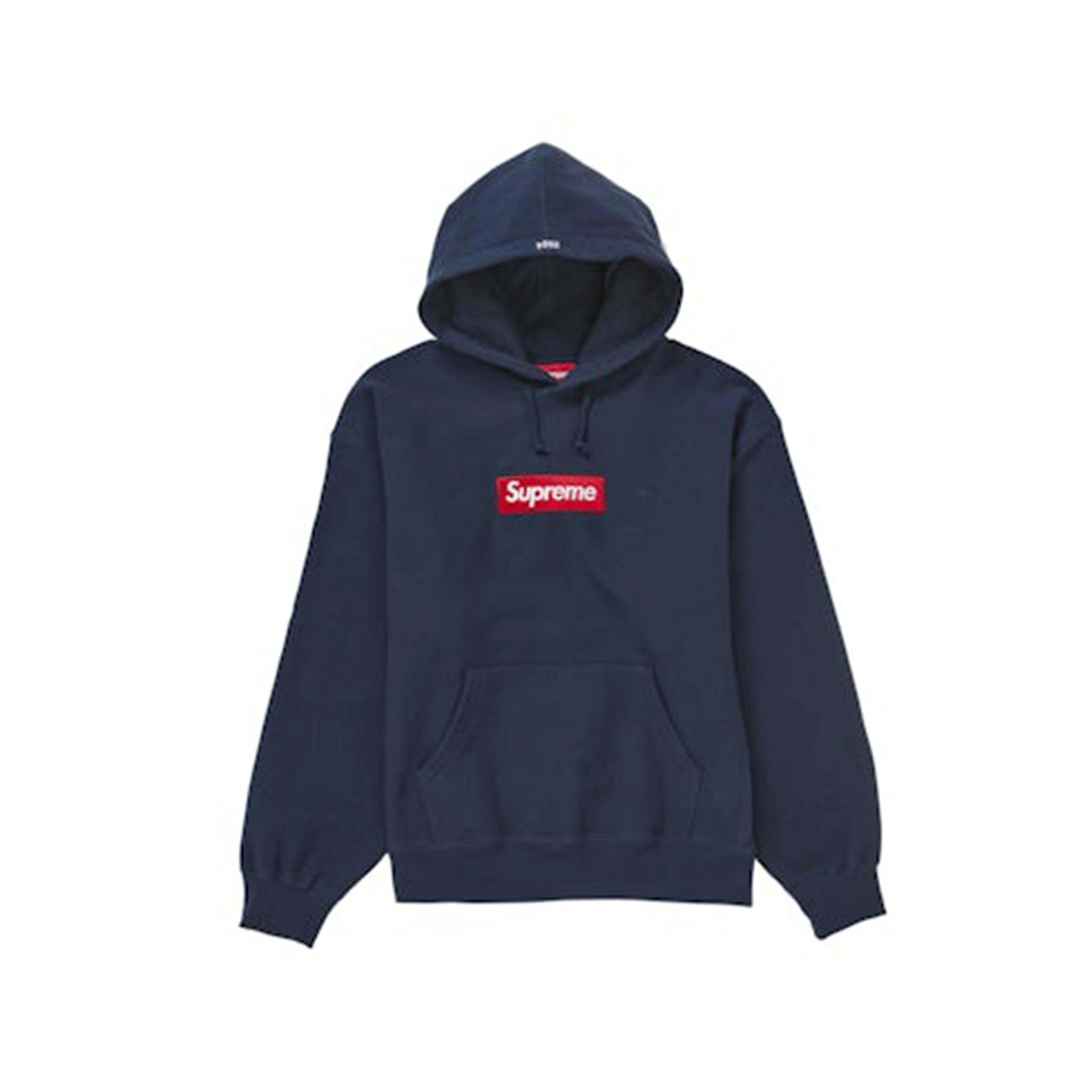 Supreme Box Logo Hooded Sweatshirt Sweatshirt (FW24) Navy