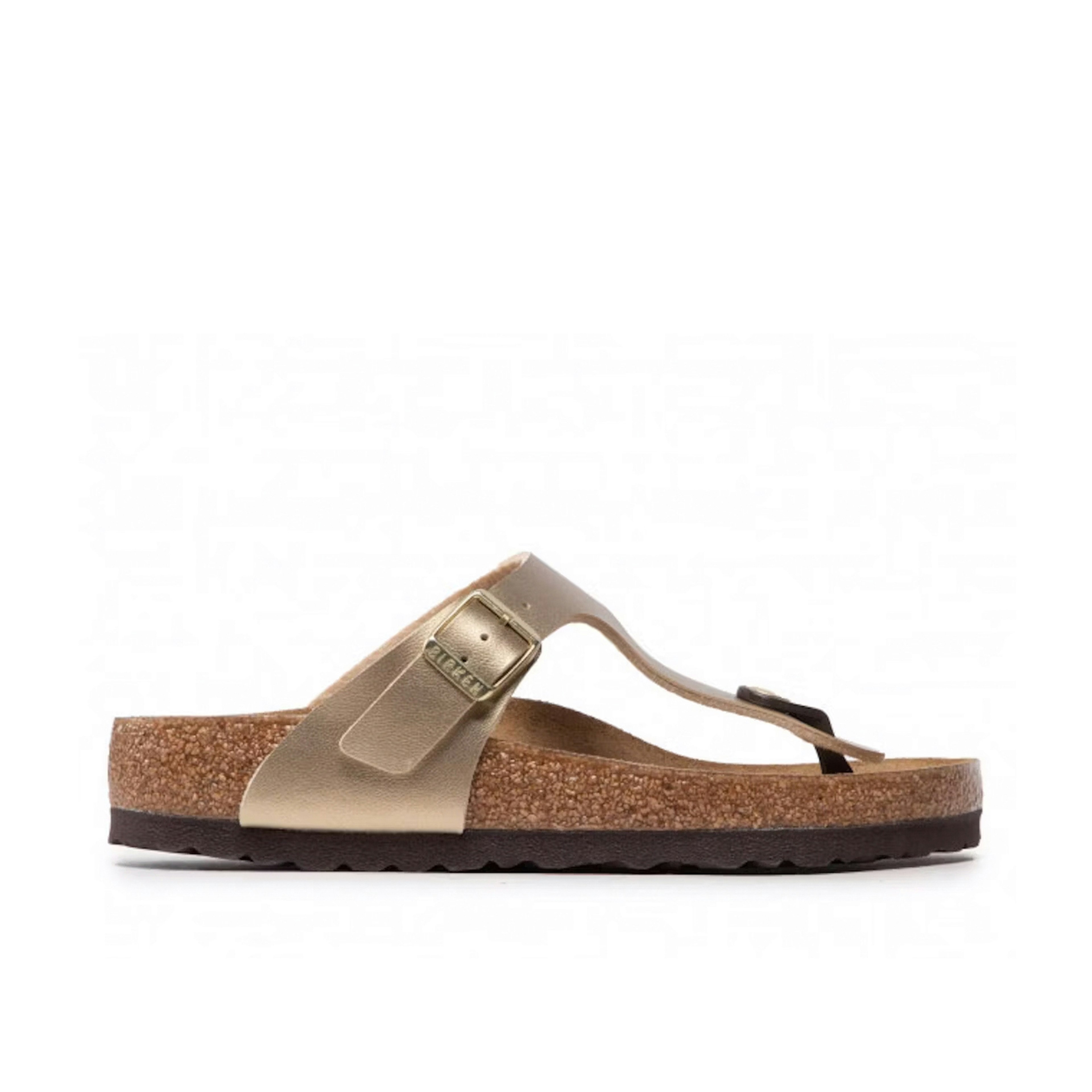 Birkenstock Gizeh Gold Womens