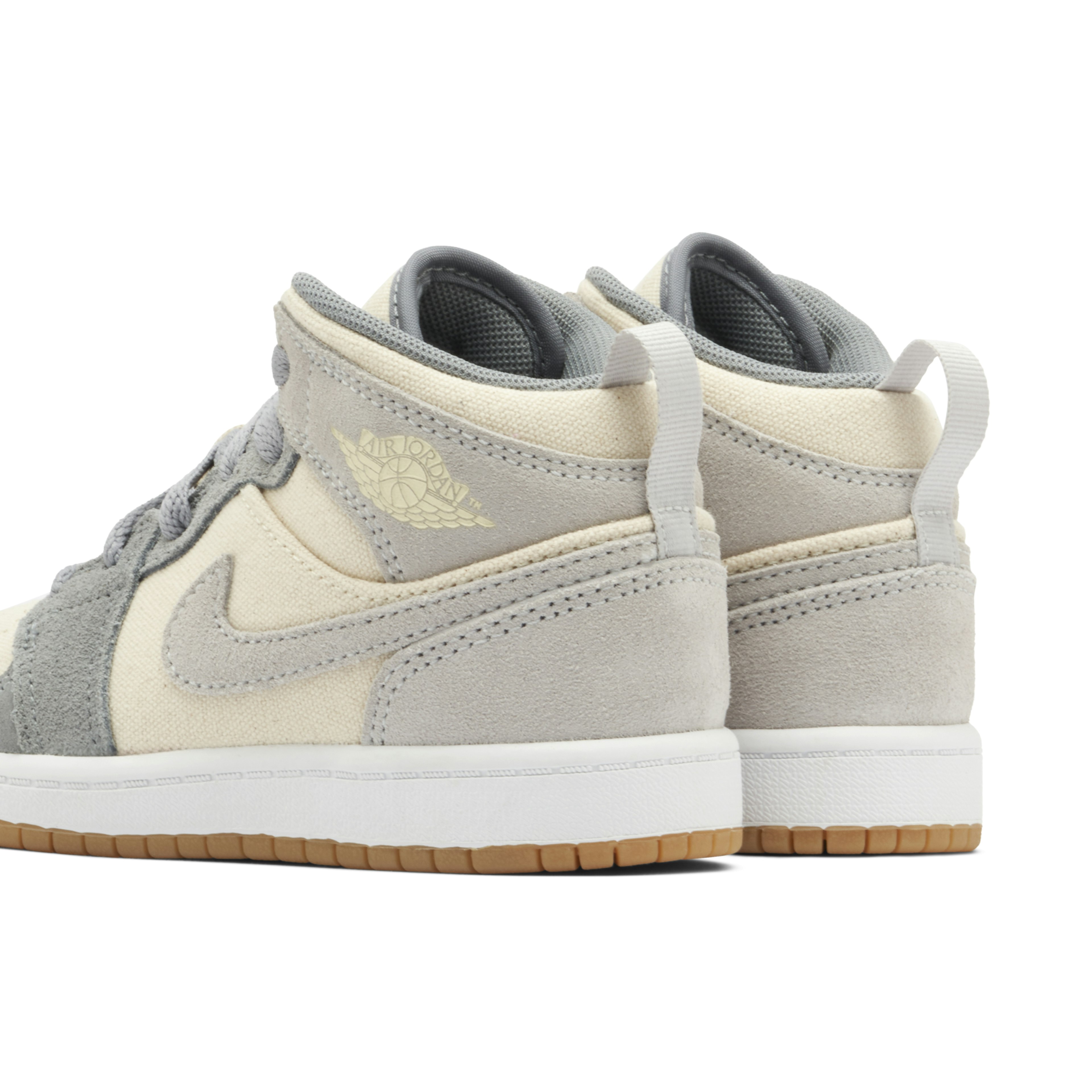 Air Jordan 1 Mid SE Coconut Milk Grey PS
