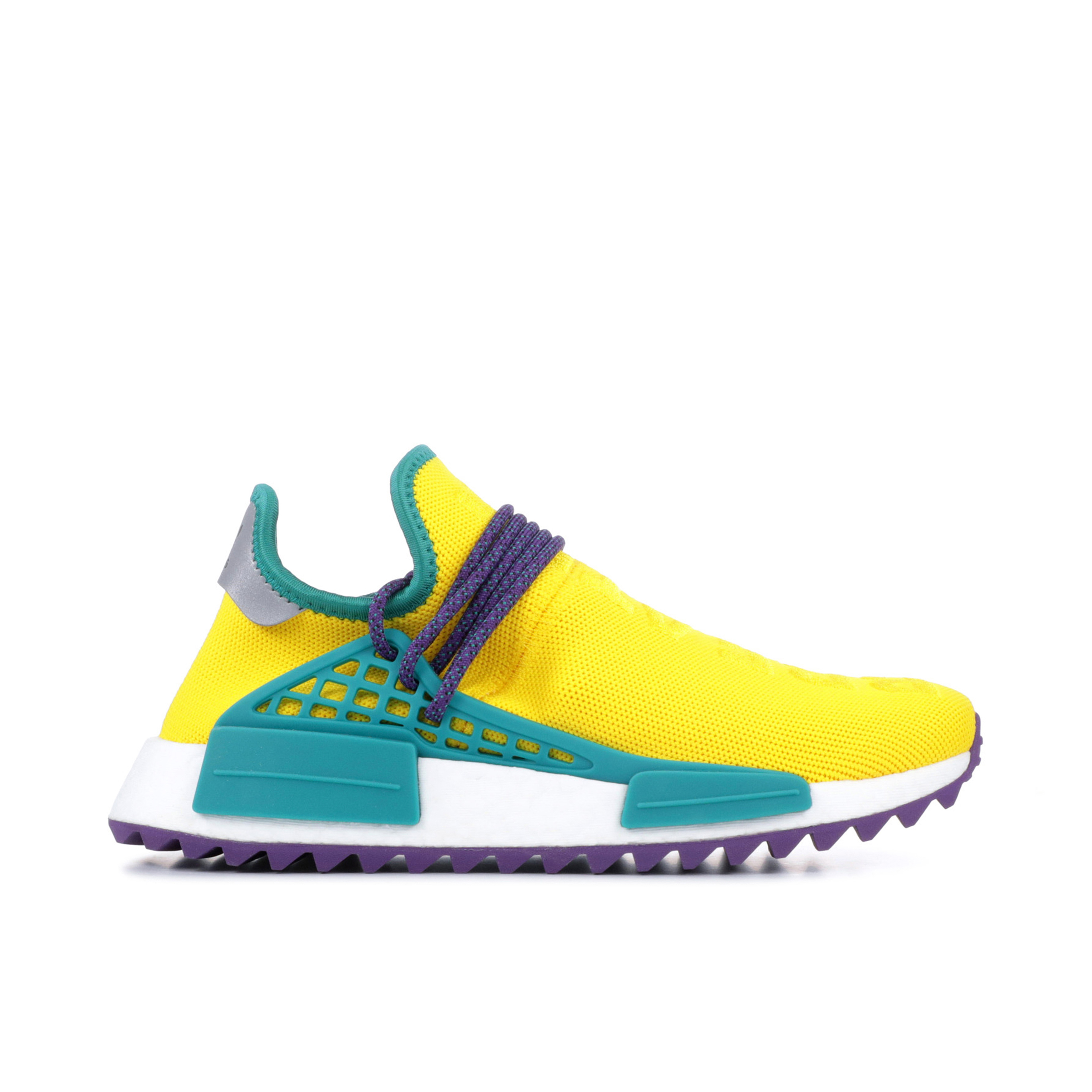 NMD Human Race Trail Friends and Family Yellow x Pharrell AC7189 Laced