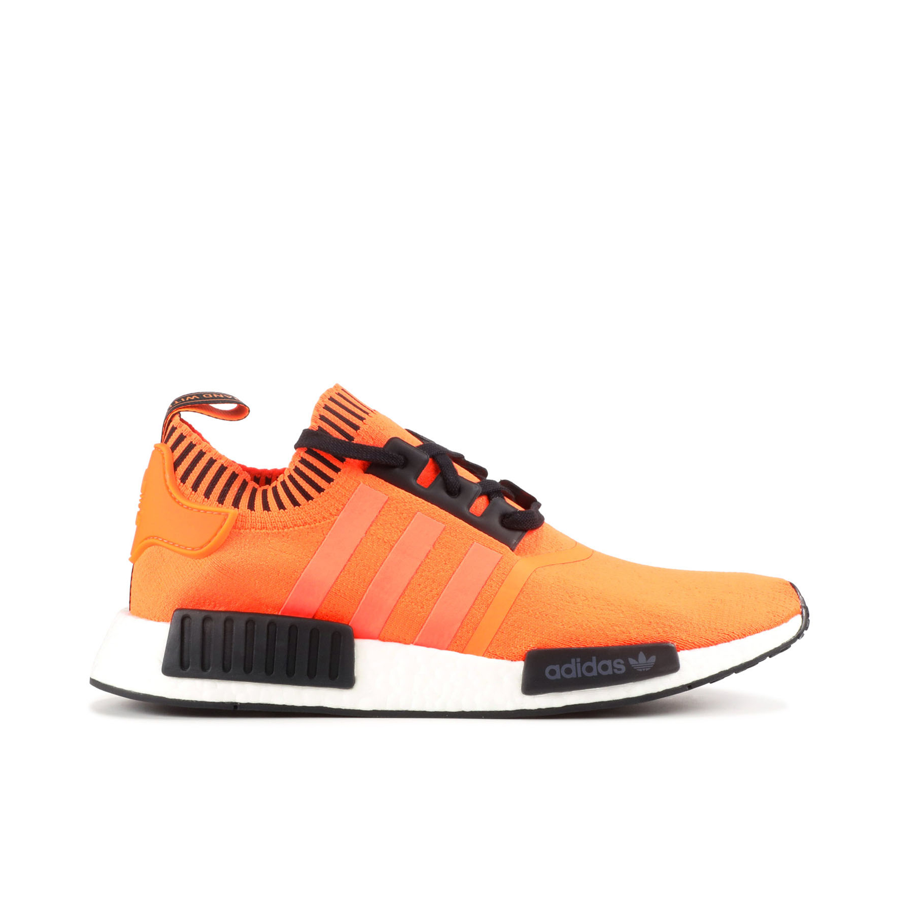 NMD R1 Primeknit Orange Noise AC8171 Laced