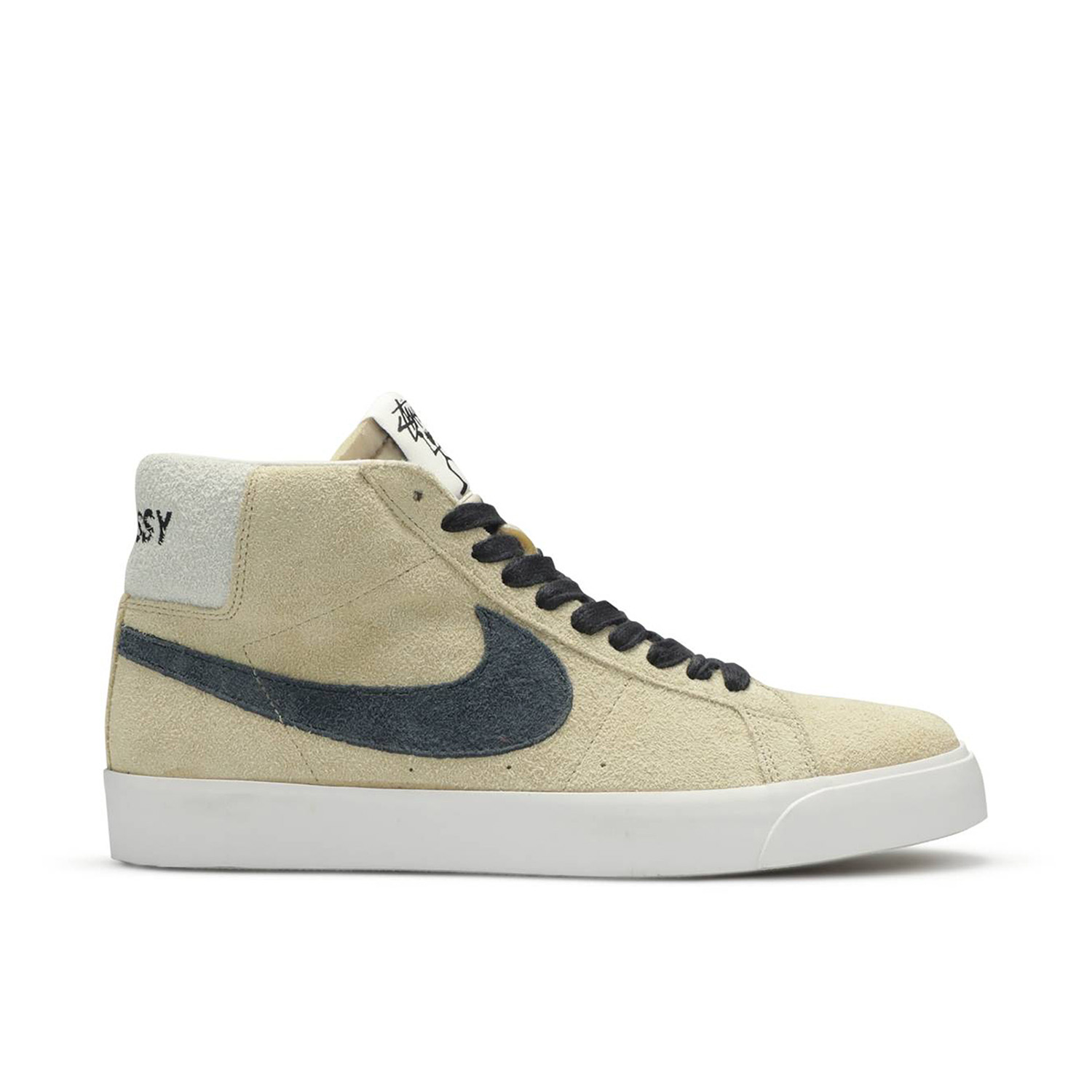 Stussy x Nike Blazer Mid SB Gold AH6158 700 Laced