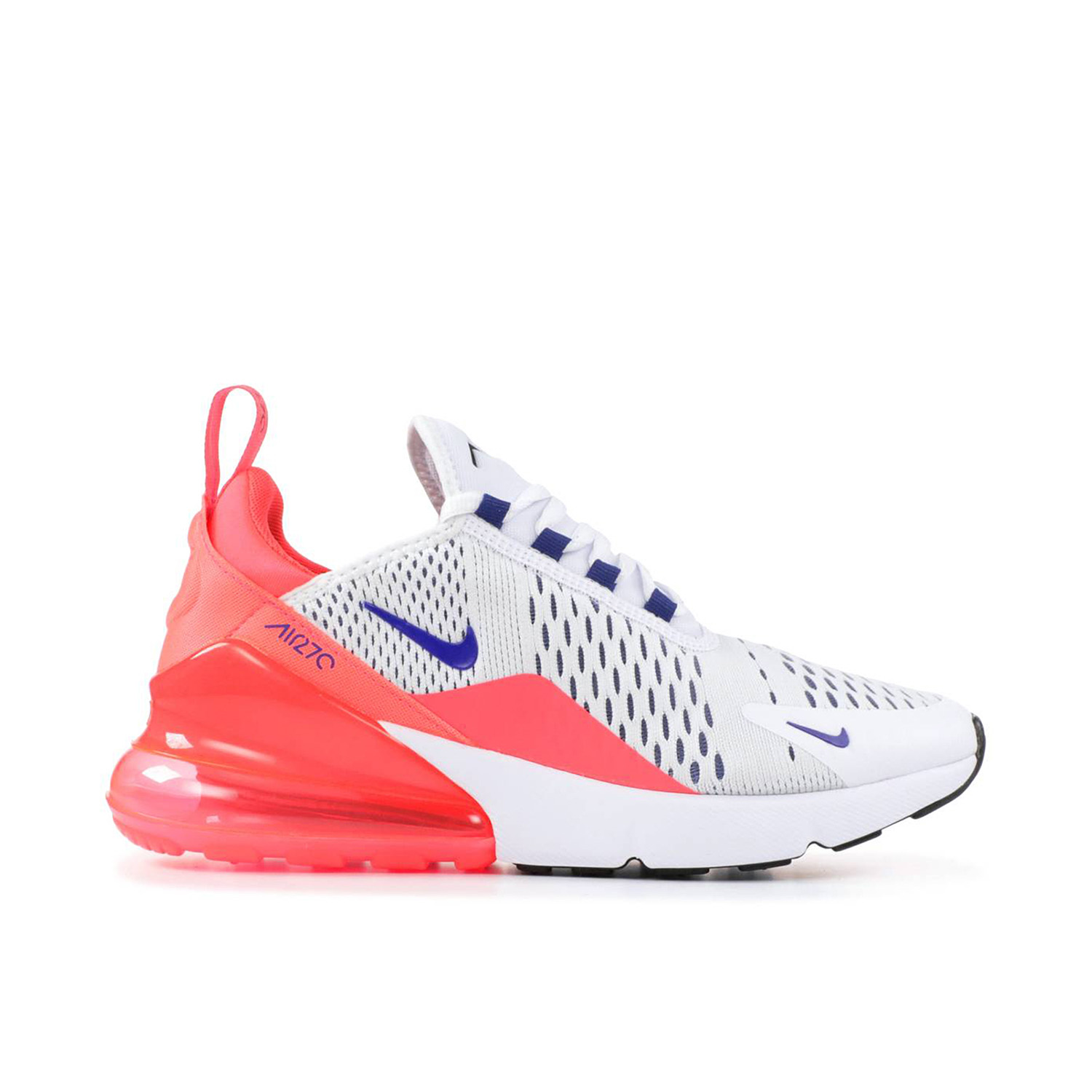 Nike air max fashion 270 white ultramarine solar red