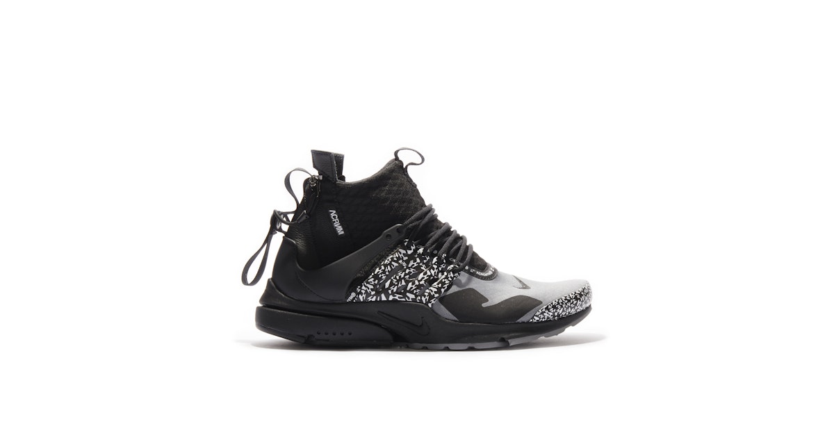 Air Presto Mid Cool Grey x Acronym AH7832-001 Laced