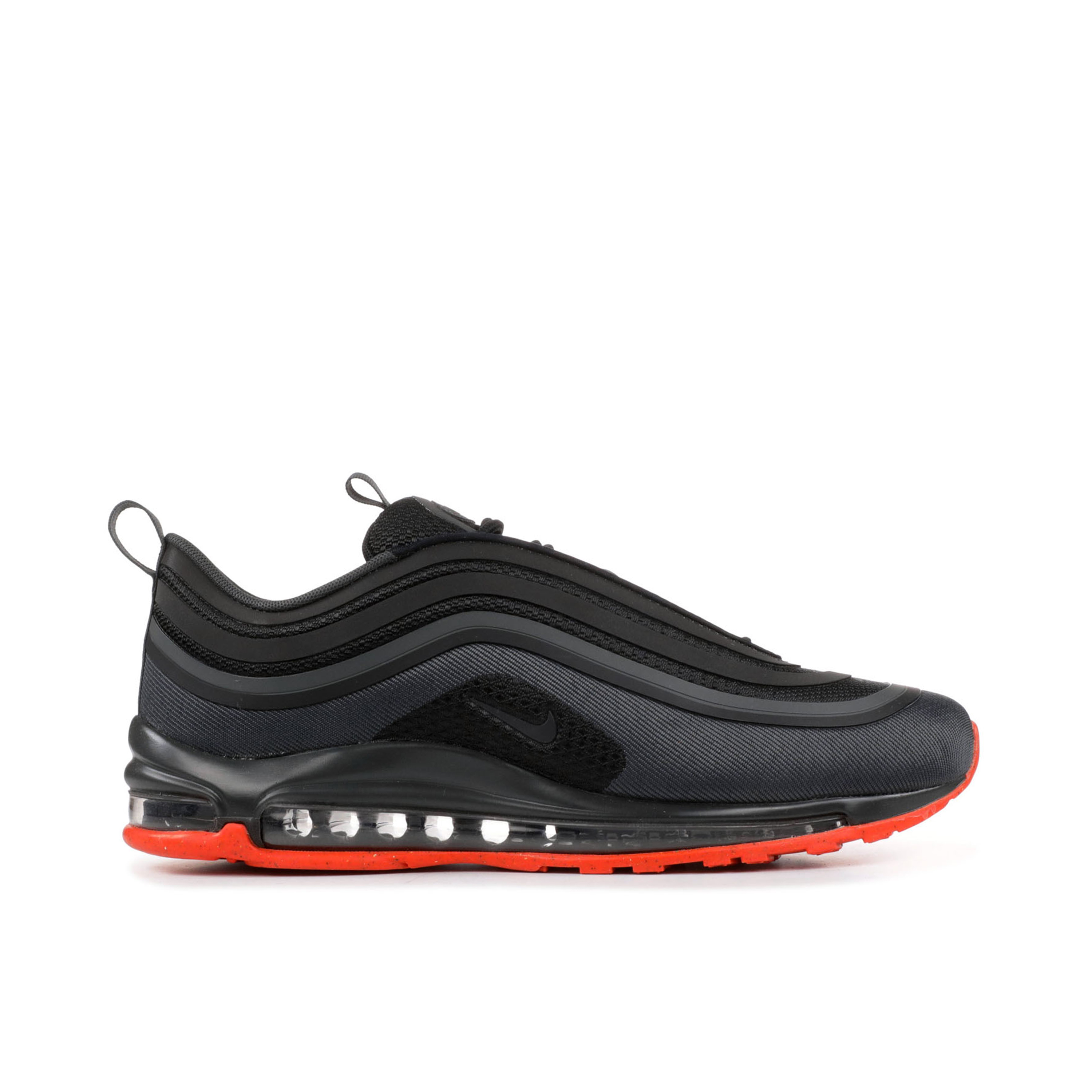 Air Max 97 Ultra Premium Anthracite Rush Orange AH9943 001 Laced