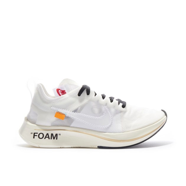 Zoom Fly SP White x Off-White AJ4588-100 Laced