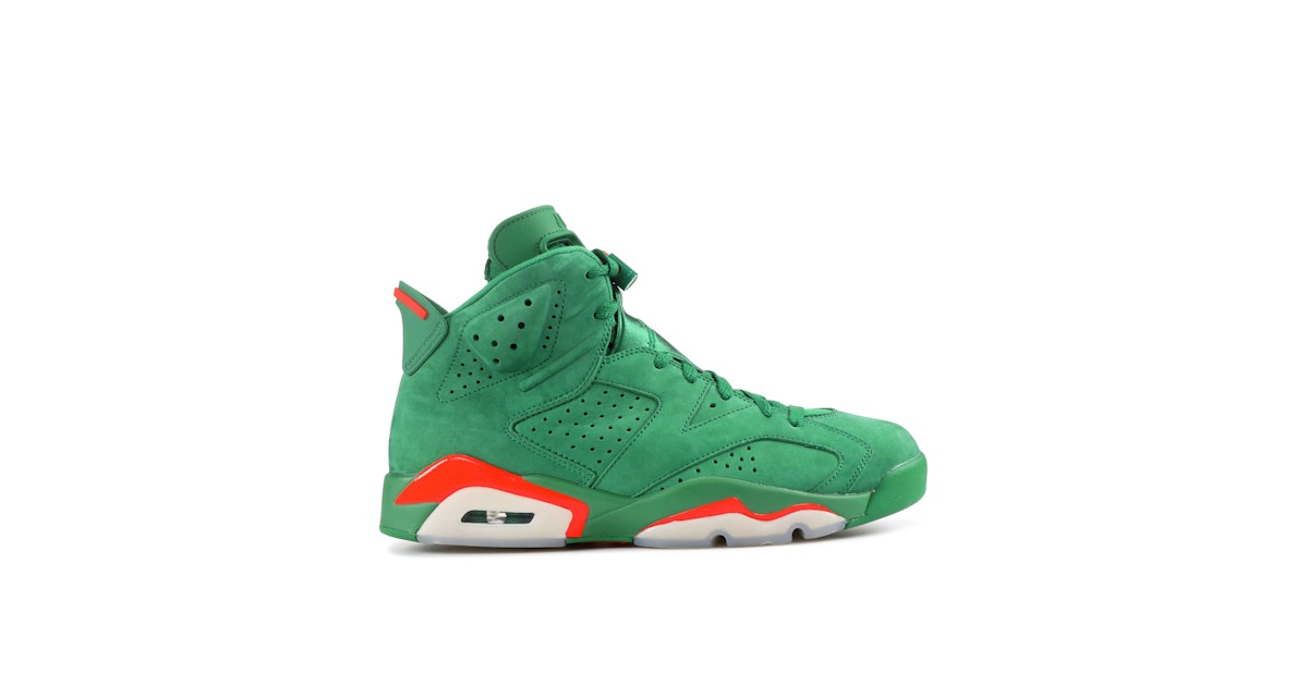 Air Jordan Retro NRG Green Suede Gatorade AJ5986-335 Laced