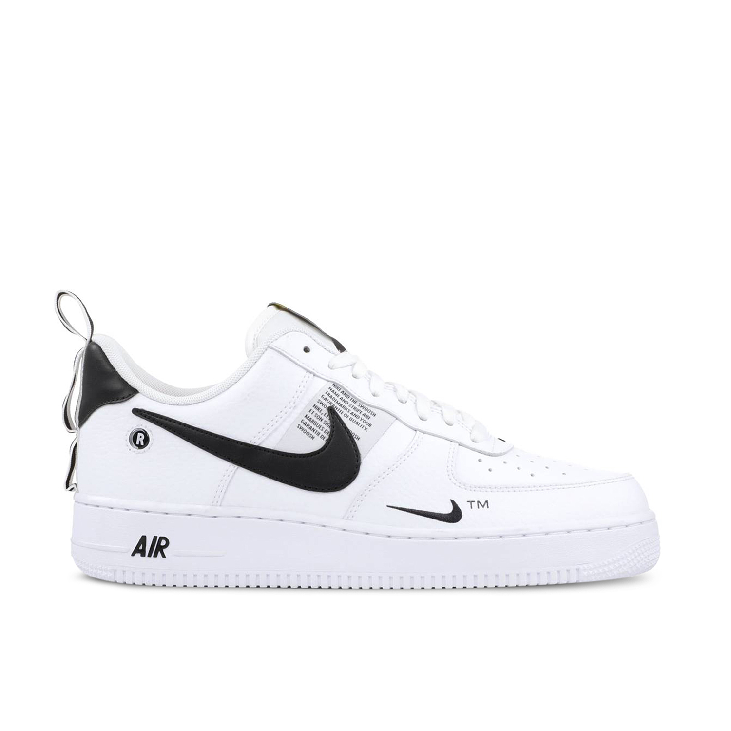 Nike air force 1 overbranded white sale