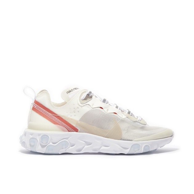 React Element 87 Light Bone AQ1090-100 Laced
