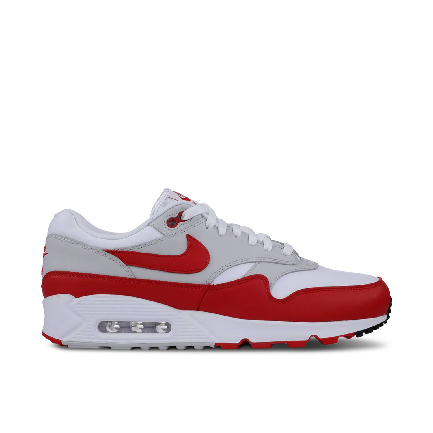 Nike Air Max 90 1 White University Red AQ1273 100 Laced