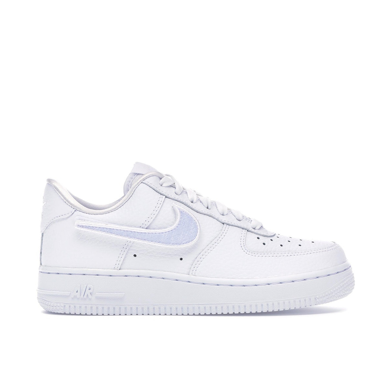 Nike Air Force 1 Low 1 100 Velcro Swoosh Womens AQ3621 111 Laced