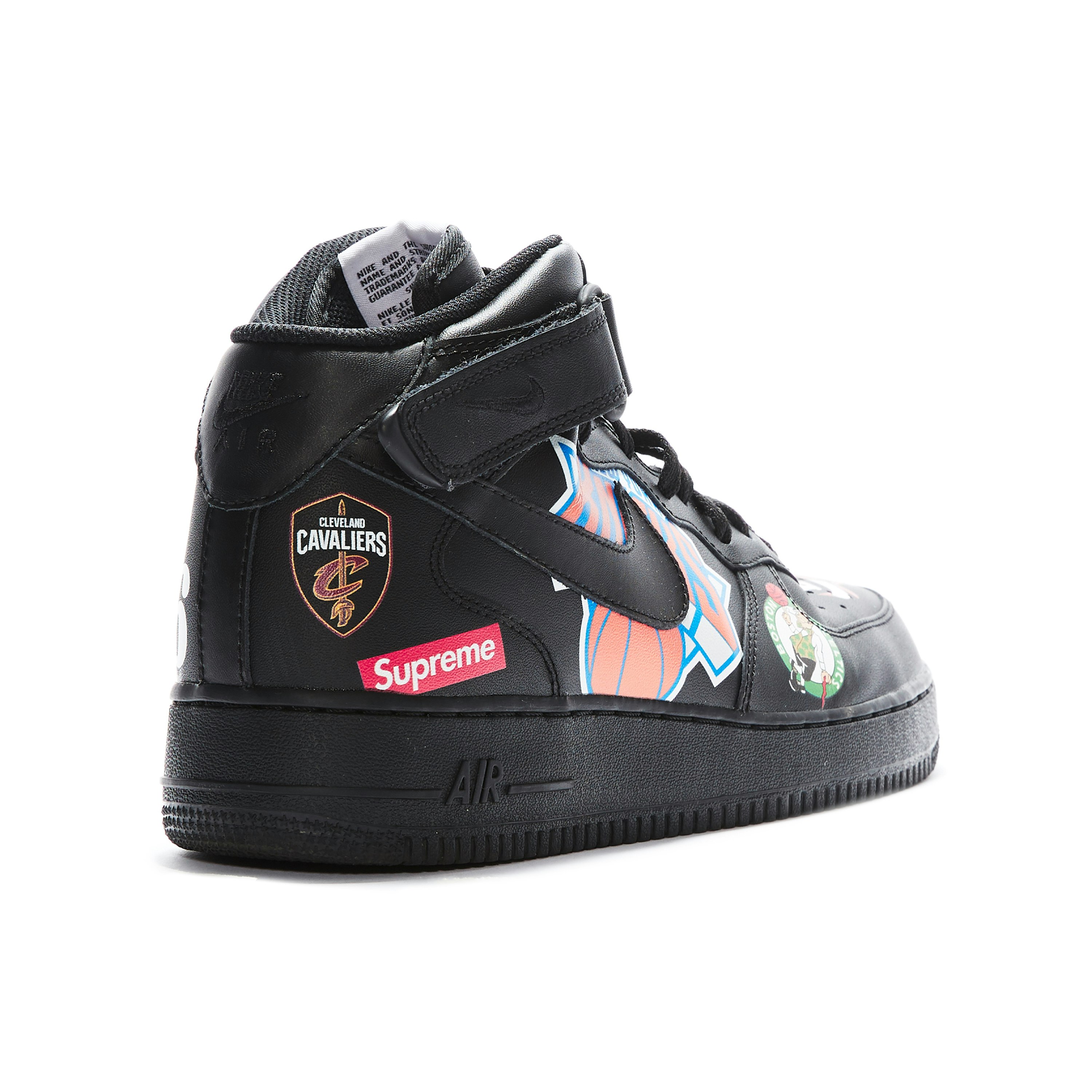 Supreme x Air Force 1 Mid 07 NBA Black