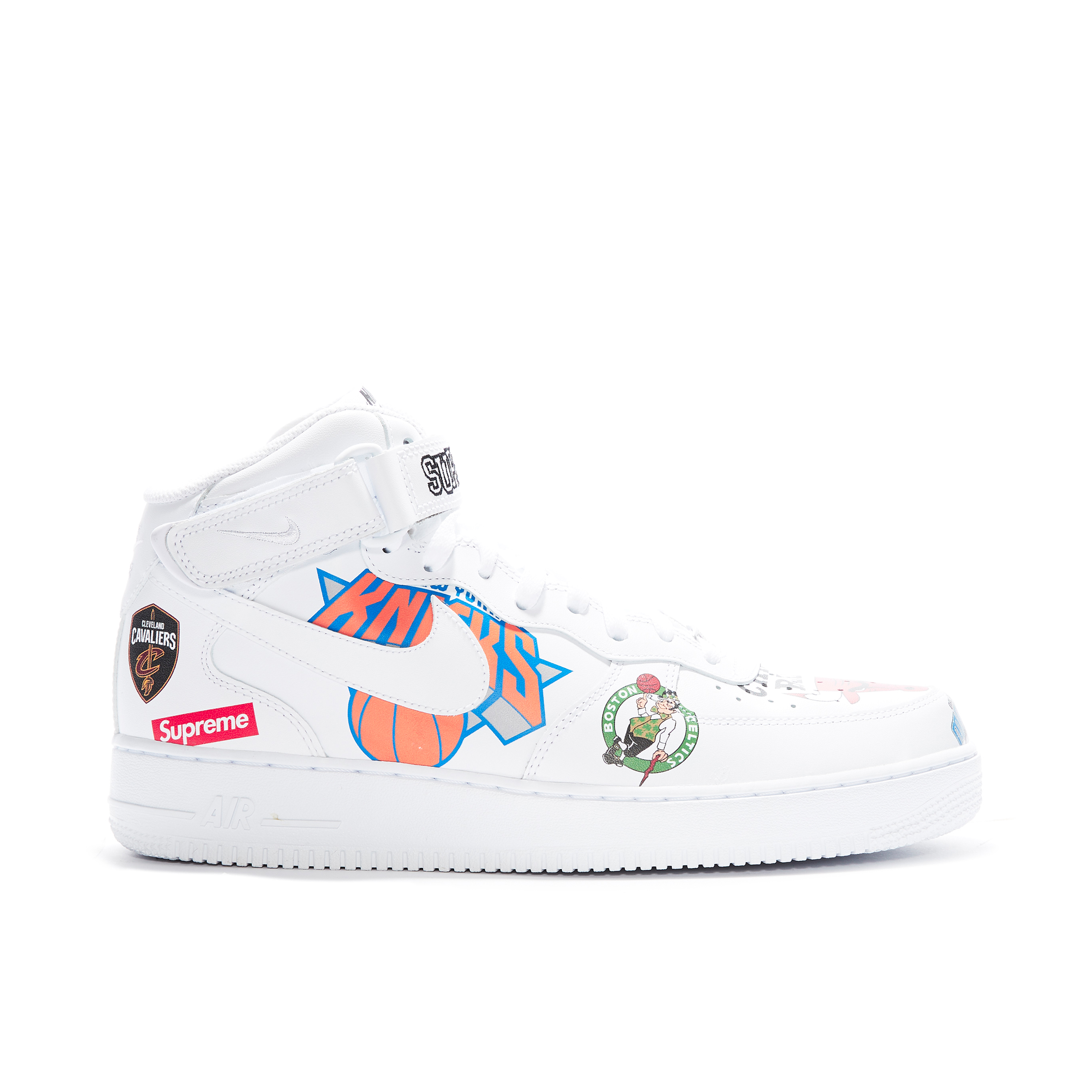 Supreme x Air Force 1 Mid 07 NBA White | AQ8017-100 | Laced