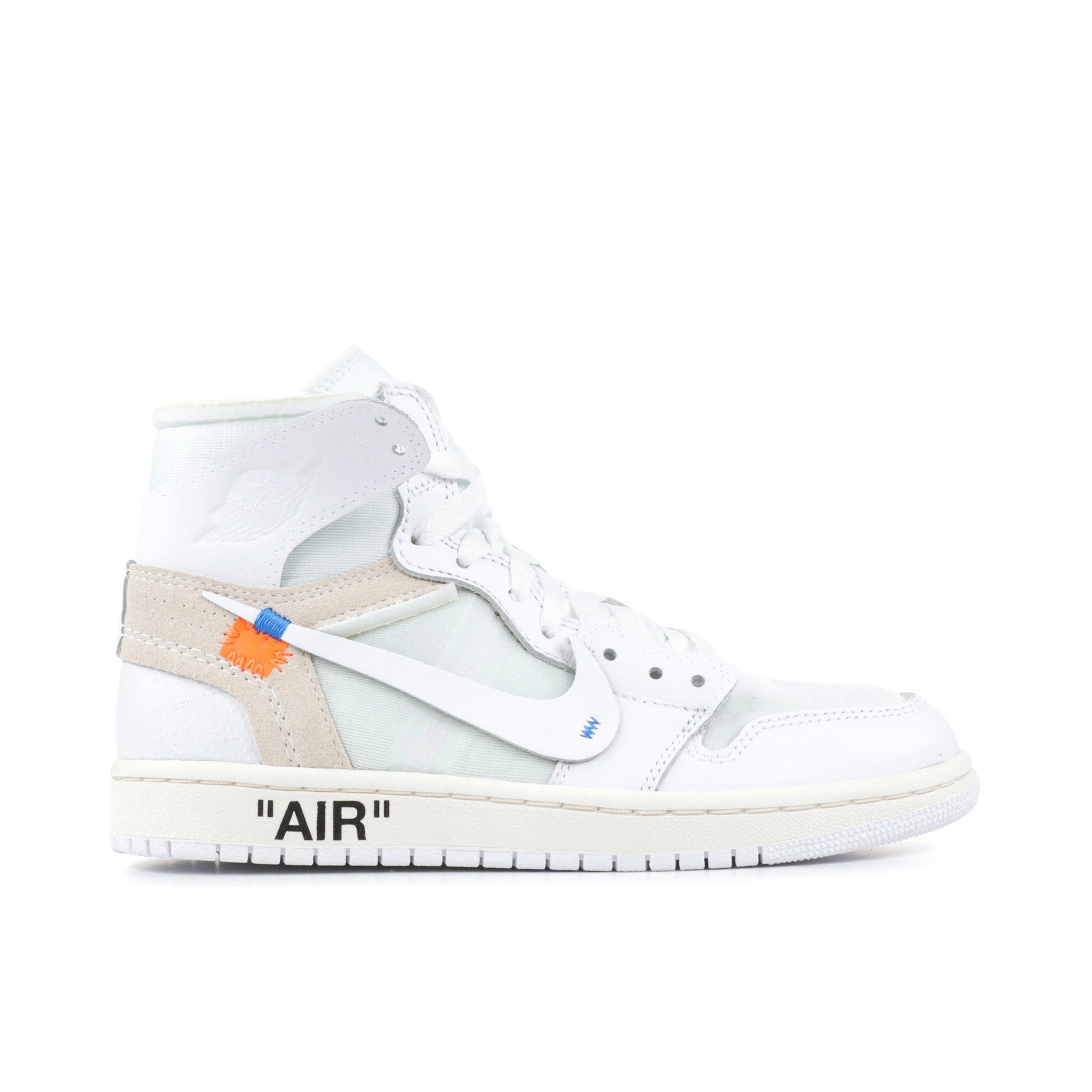 Off-White x air jordan 4 burst pattern NRG White GS