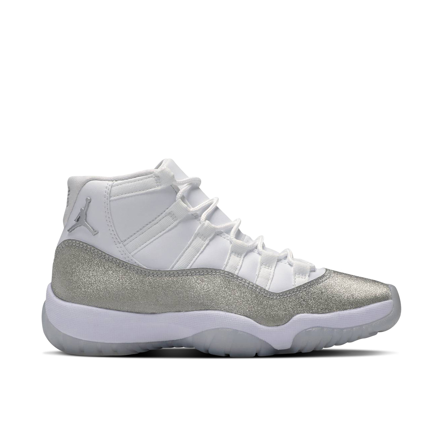 Nike glitter air jordan 11 retro in metallic silver best sale