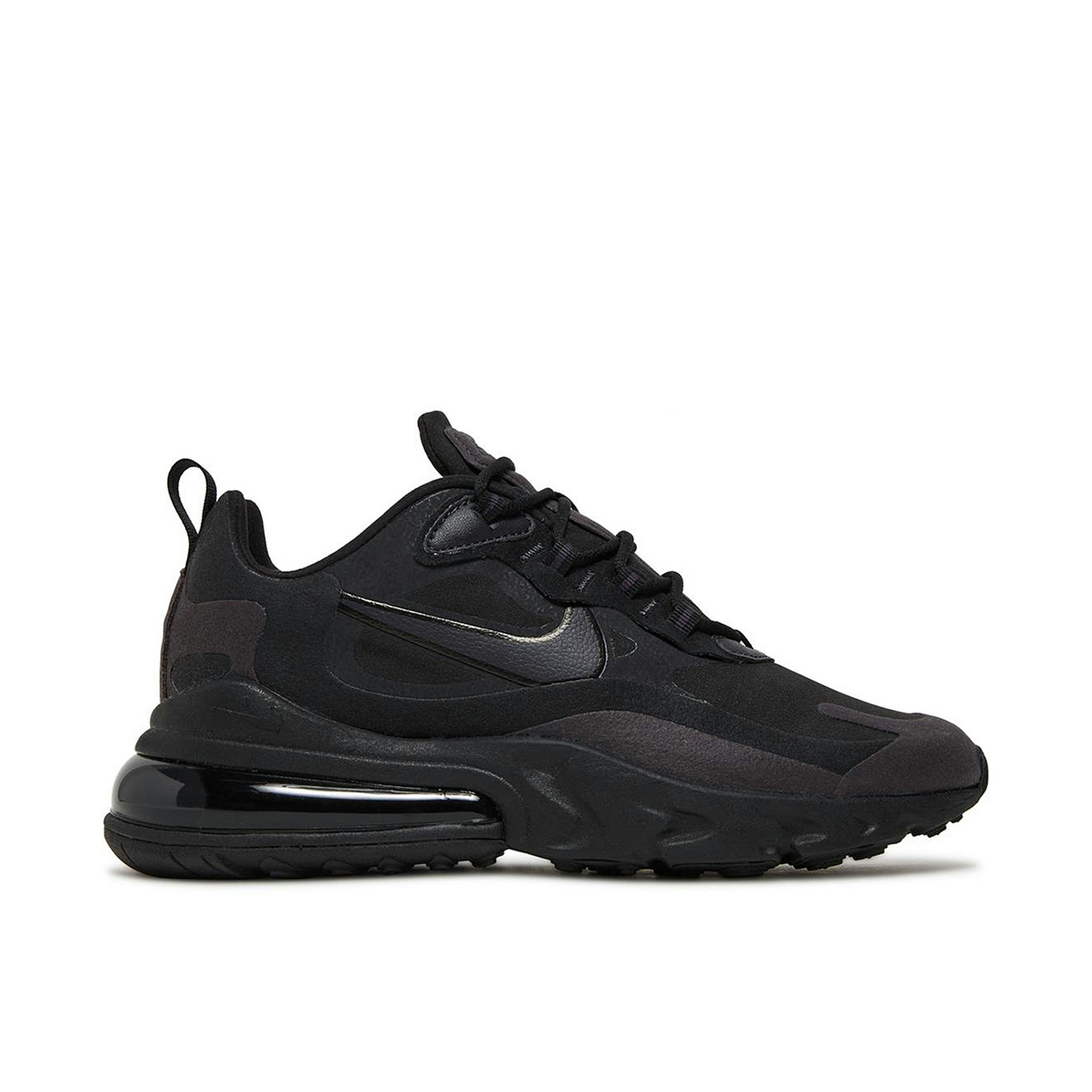 Nike Air Max 270 React Triple Black Femme