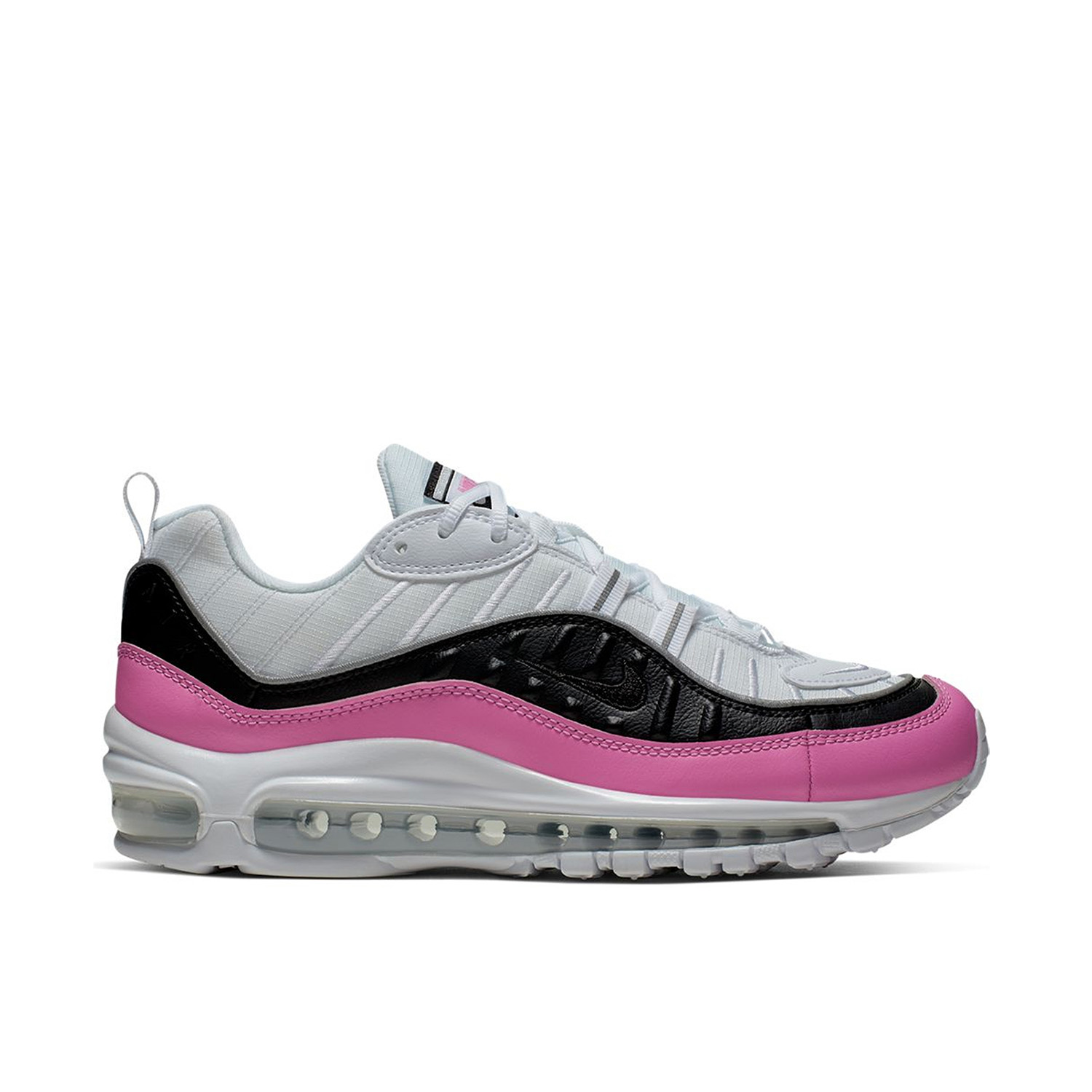 Nike air max 98 white grey and pink best sale