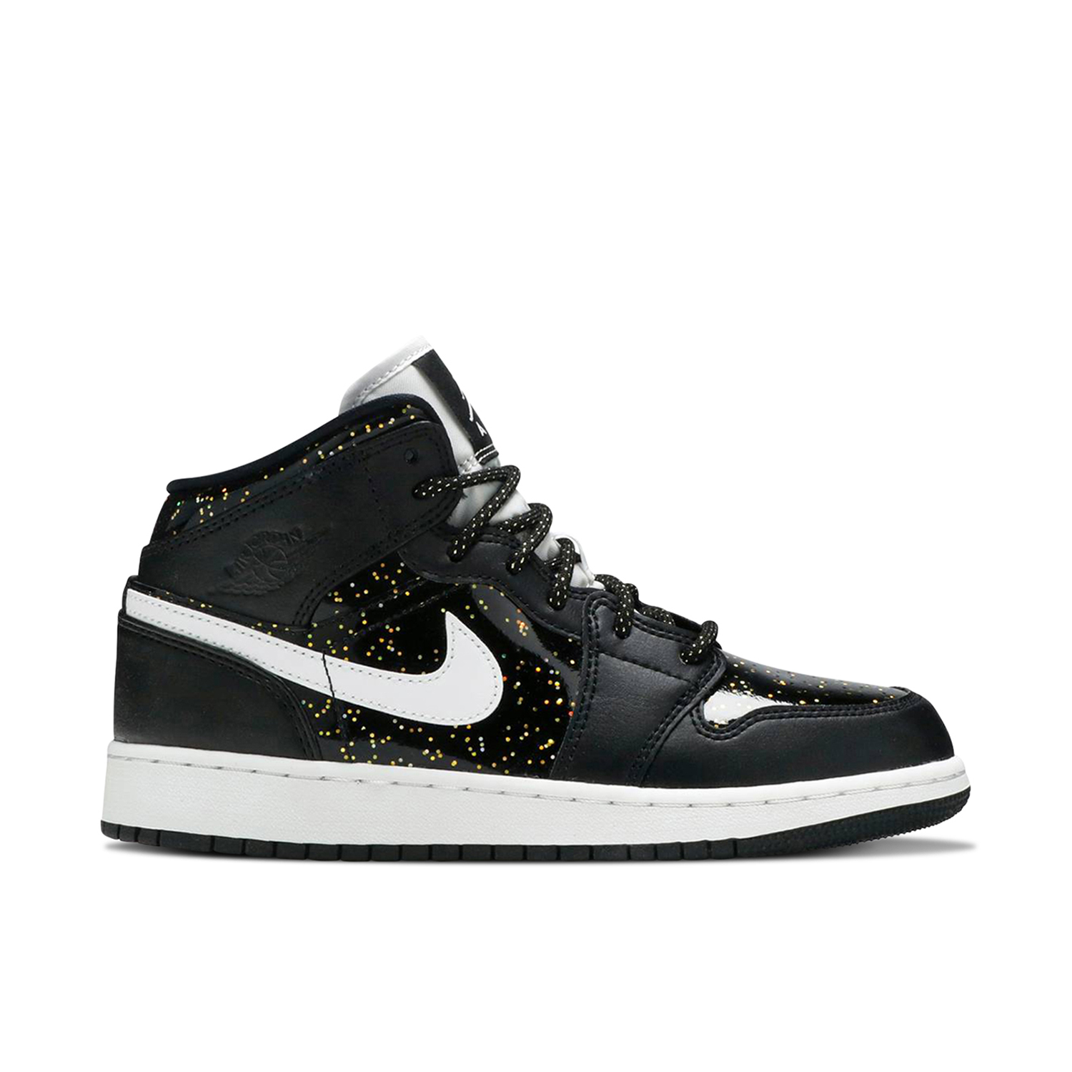 Black jordans with sparkles online