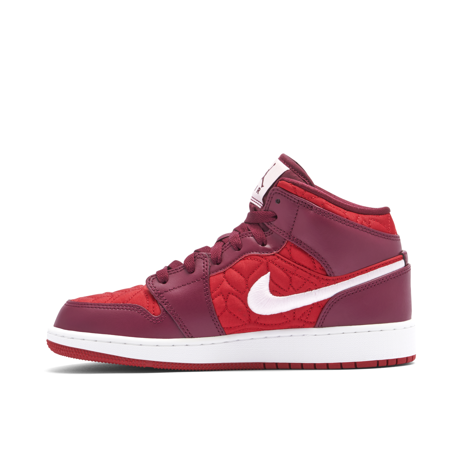 Air Jordan 1 Mid SE Red Quilt GS