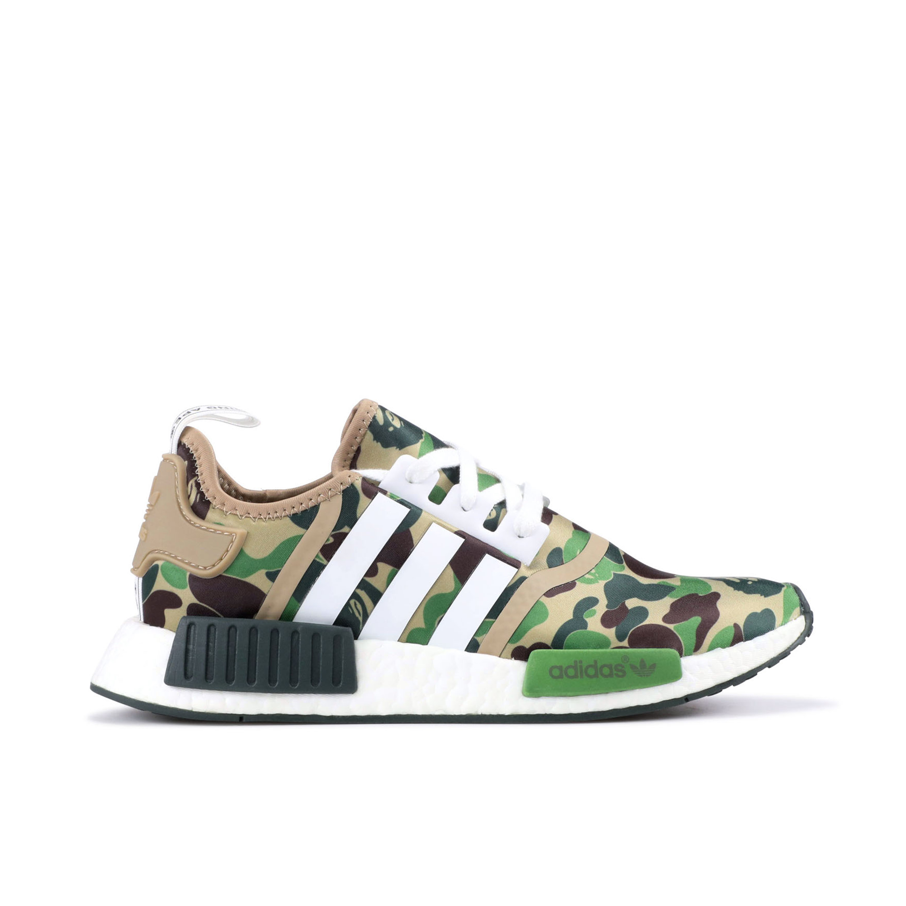 NMD R1 x Bape Green Camo BA7326 Laced