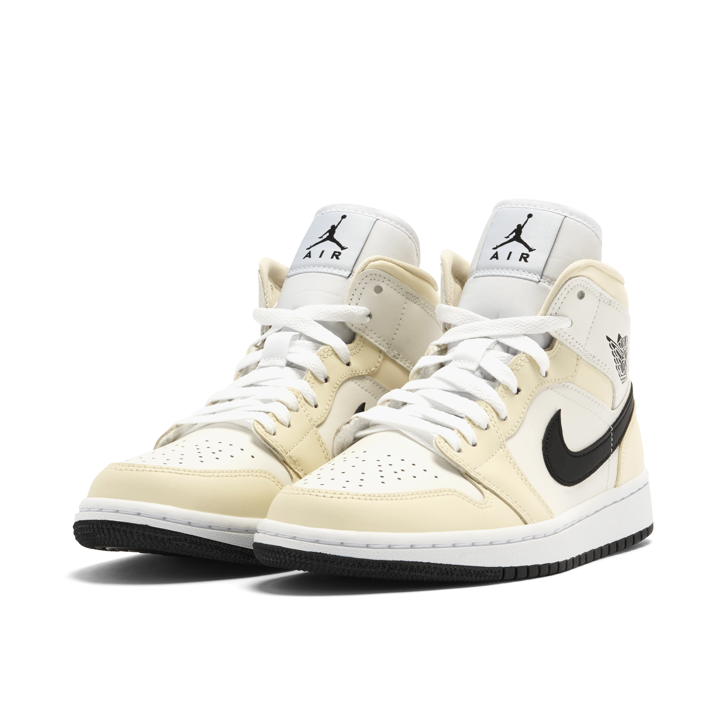 Air Jordan 1 Mid Coconut Milk Womens