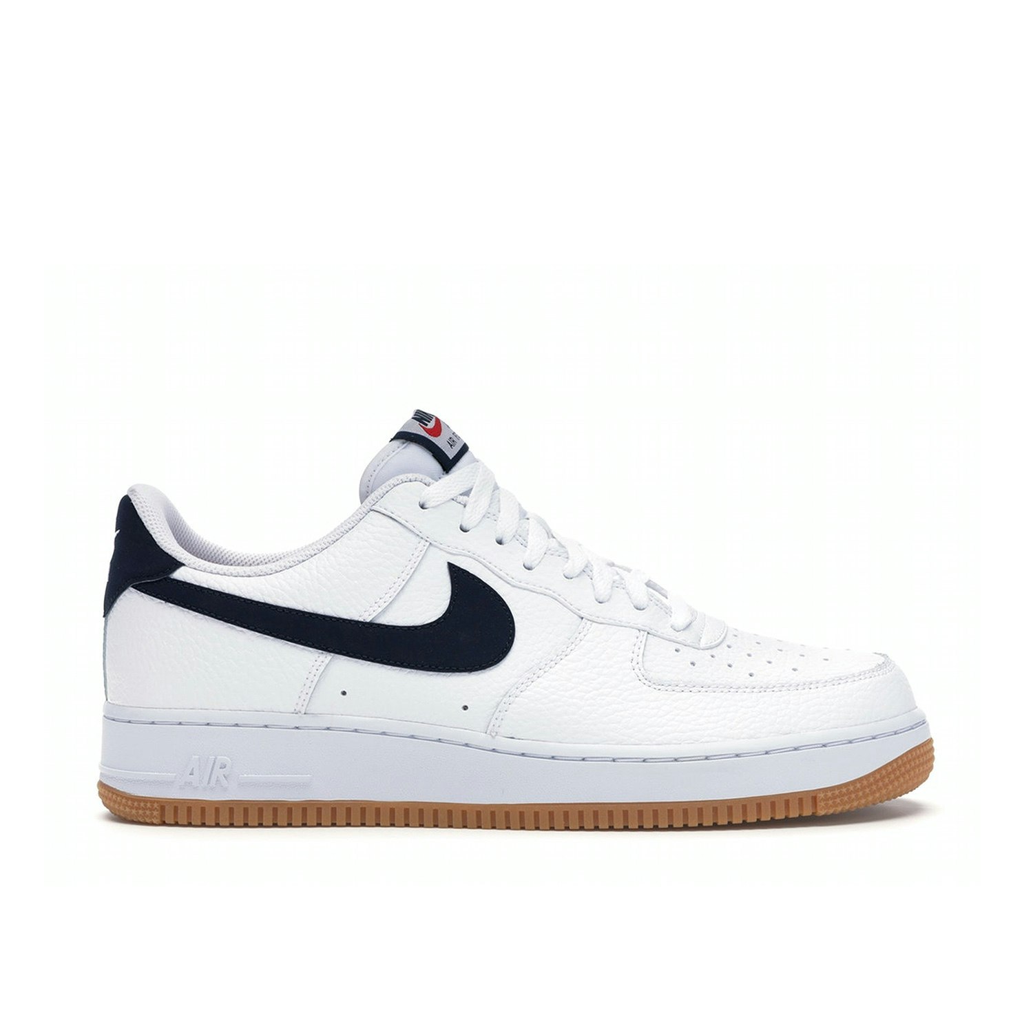 Nike Air Force 07 Low White Obsidian Gum CI0057-100 Laced