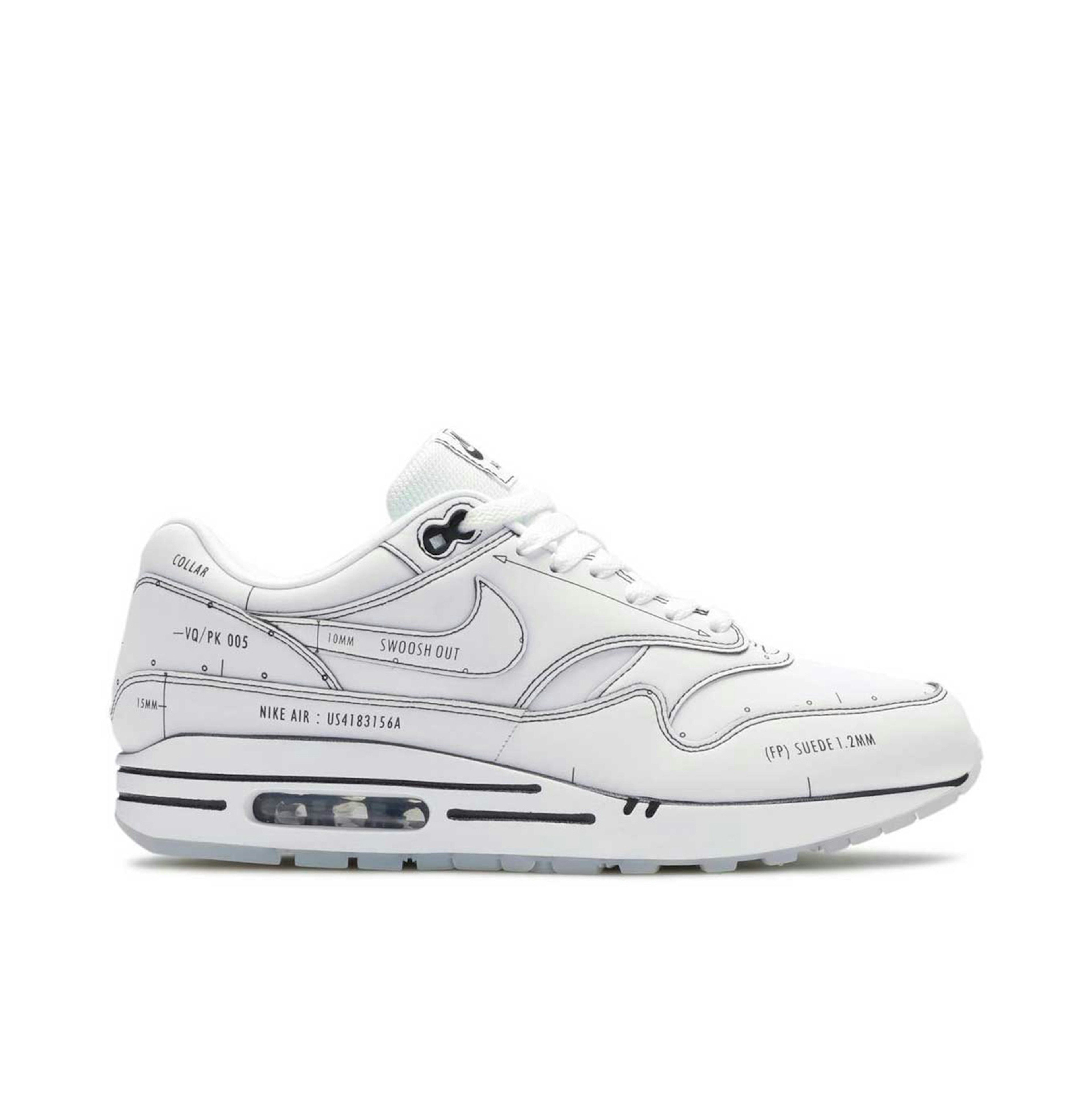 Air Max 1 Sketch To Shelf White