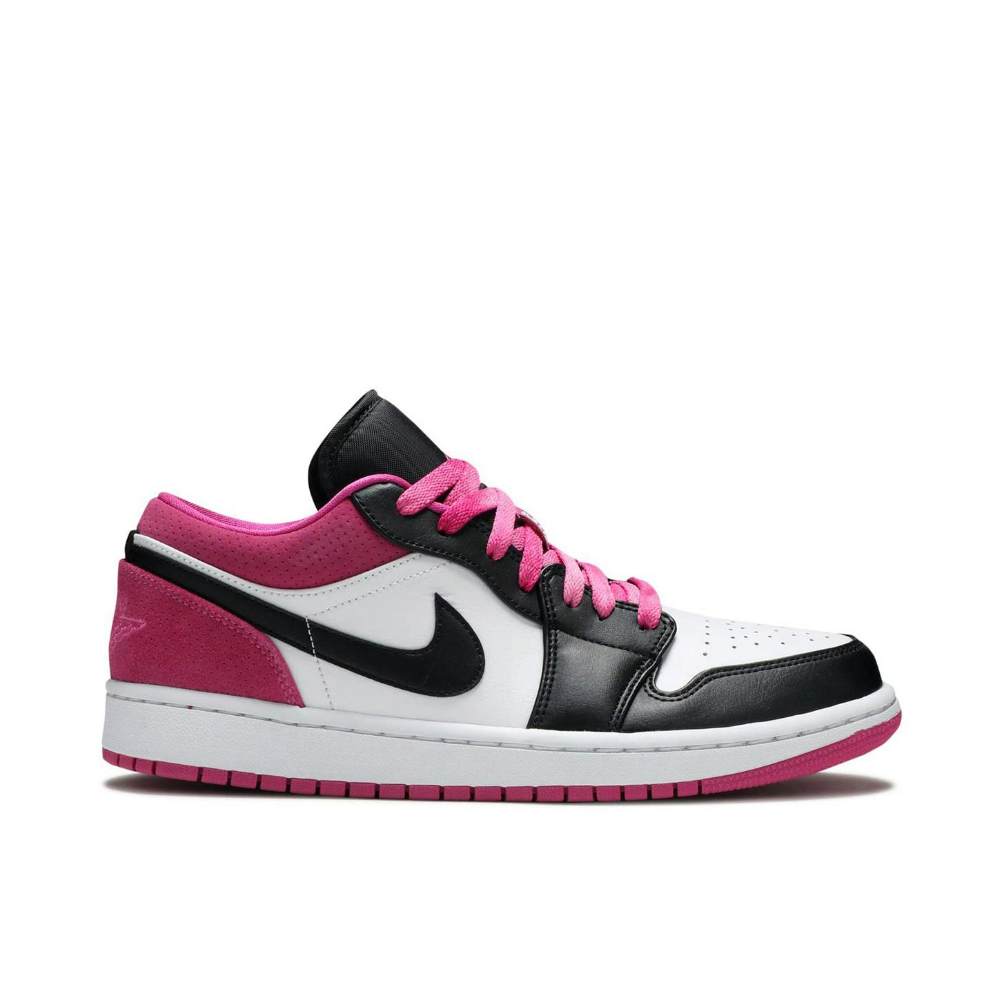Air Jordan 1 Mid Black Active Fuchsia