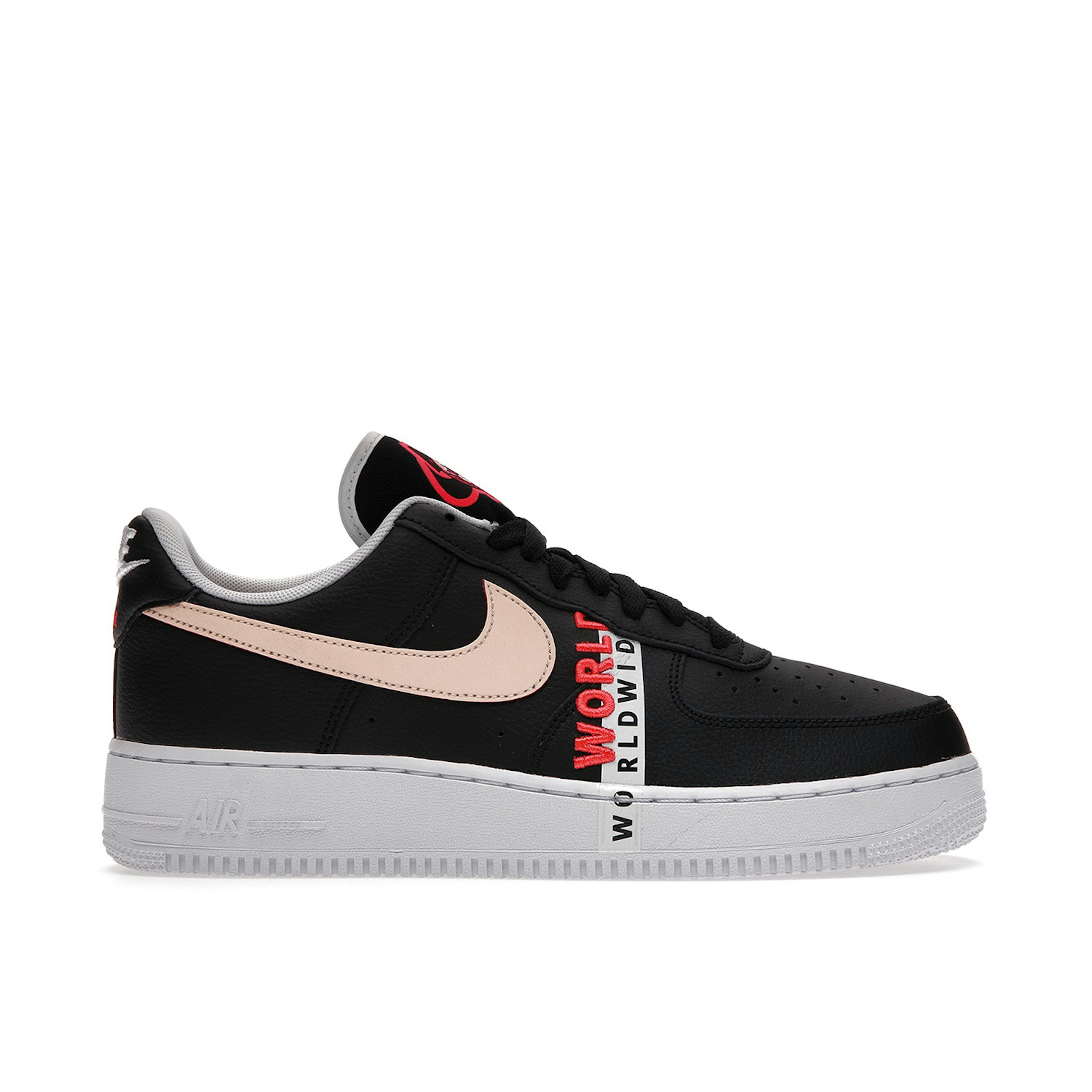 Nike Air Force 1 07 Low LV8 Worldwide Black Crimson