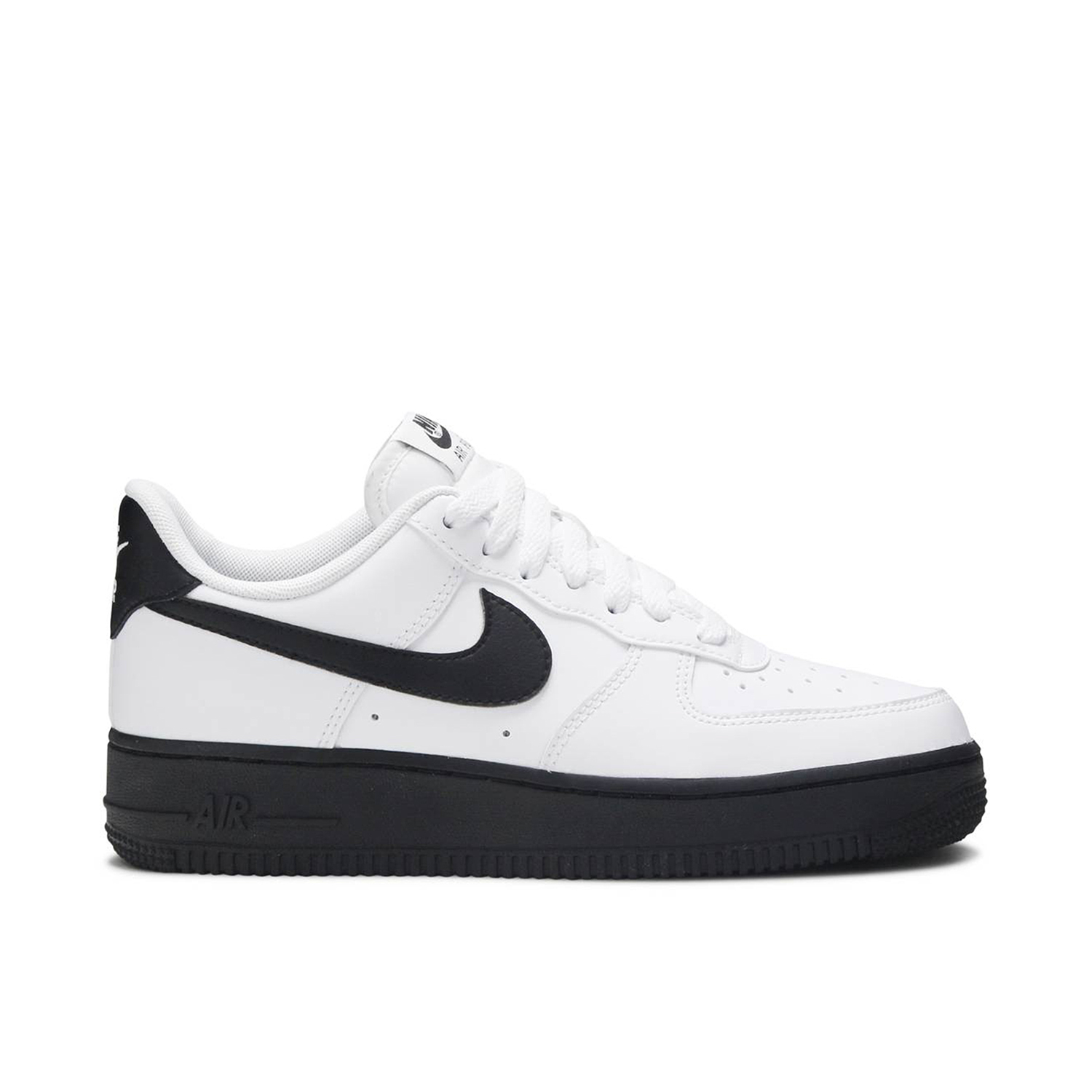 Black air forces with white writing best sale