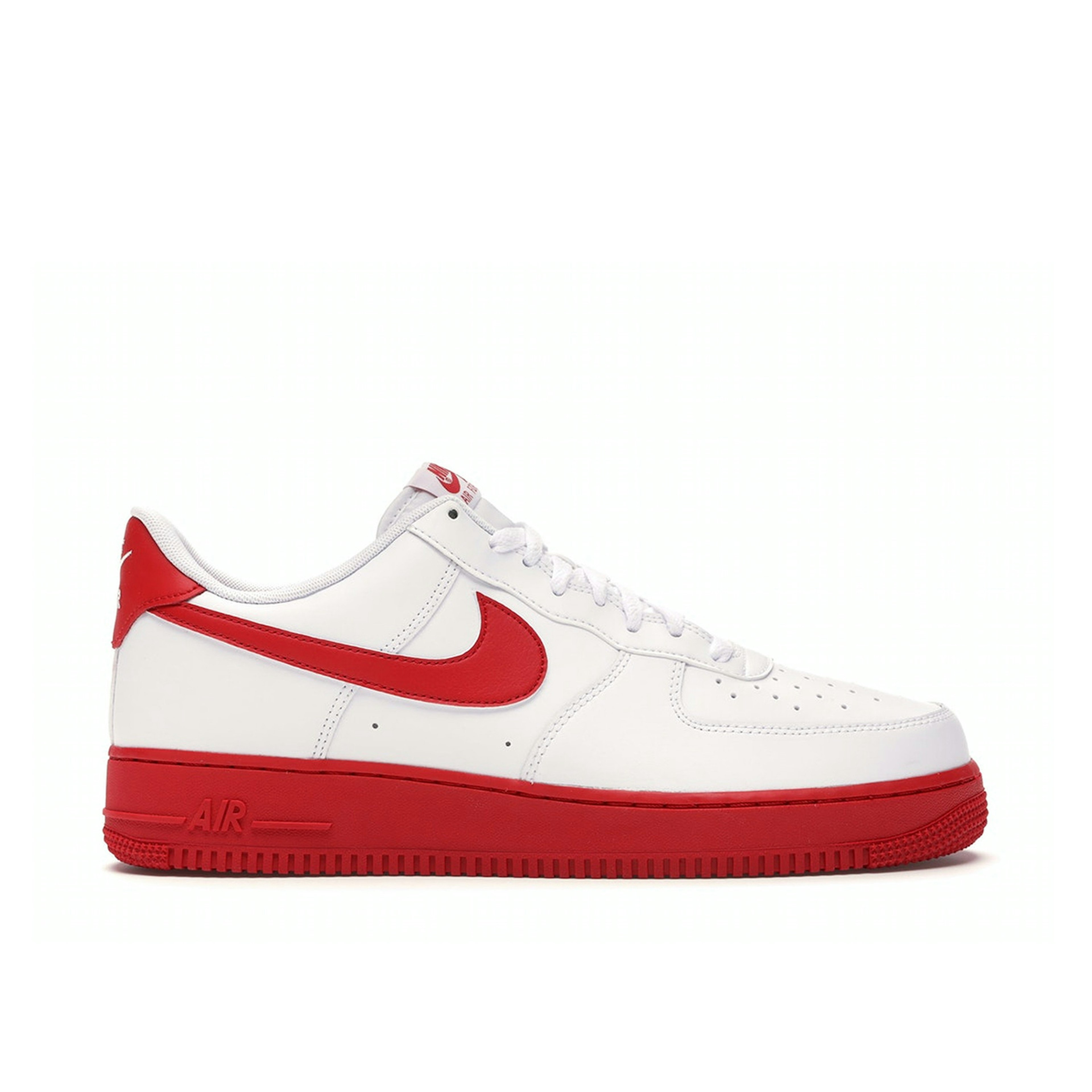 Nike Air Force 1 Low White Red Midsole